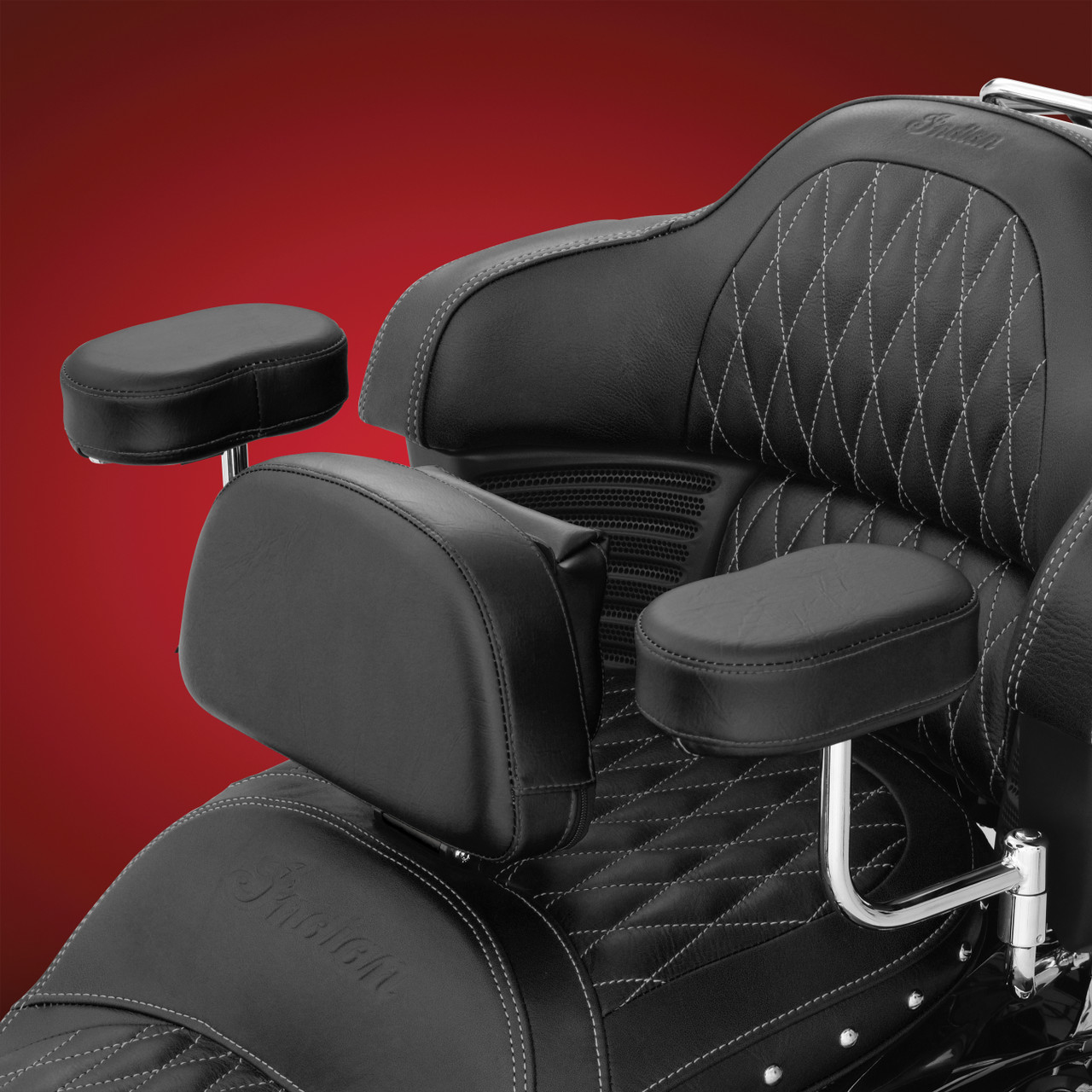 Show Chrome Accessories Quick Detach Backrest Indian, 30-208