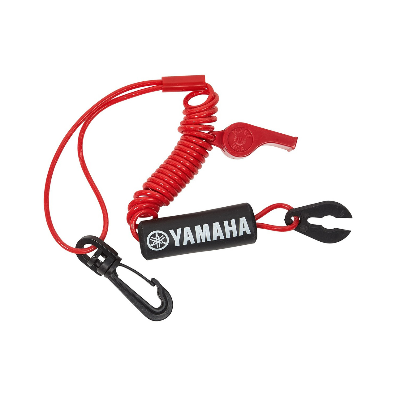 Yamaha New OEM, Boat Lanyard with Whistle, MAR-SPTLN-YD-RD