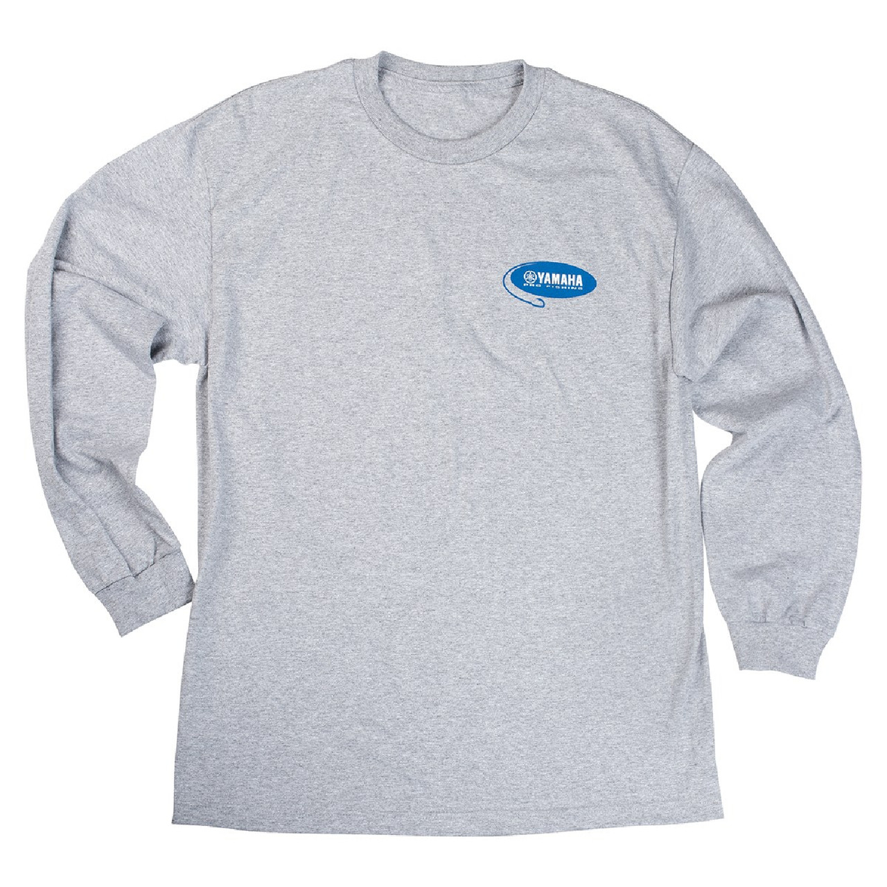 Yamaha New OEM Men's Pro Fishing Patriotic Marlin LS Tee CRP-18LML-GY-SM