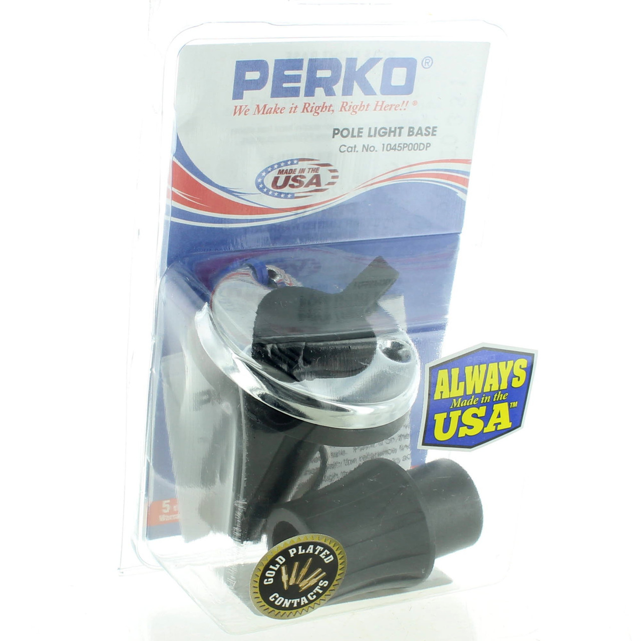 Perko New Locking Collar Pole Light Mounting Base, 9-1045P00DP