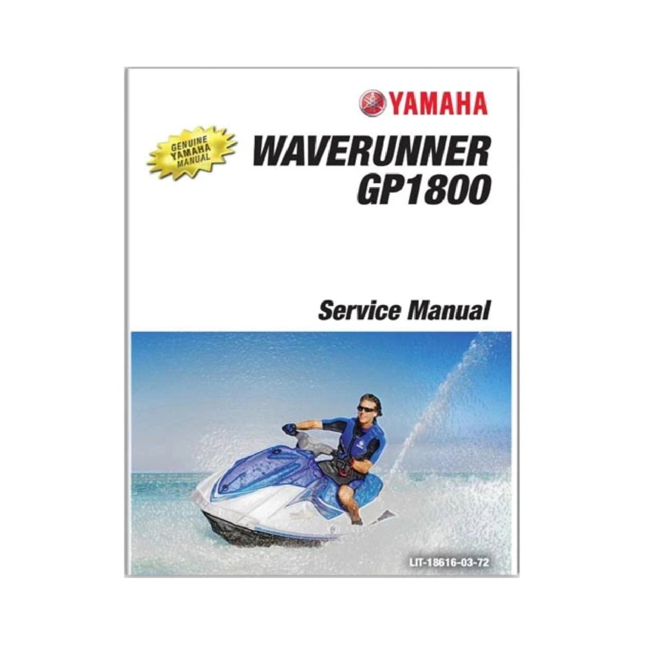 Yamaha New OEM 2017 WaveRunner GP1800 Service Manual, LIT-18616-03-72