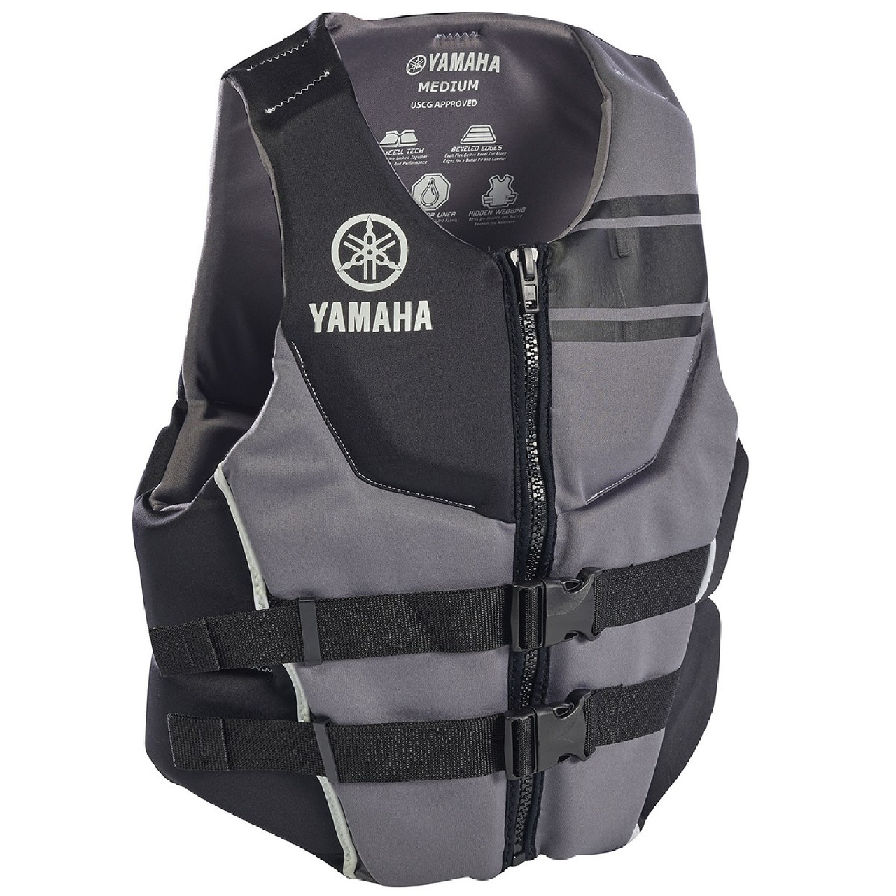 Yamaha New OEM 20VNE Neoprene Adult Lifejacket/PFD, MAR-20VNE-BK-LG