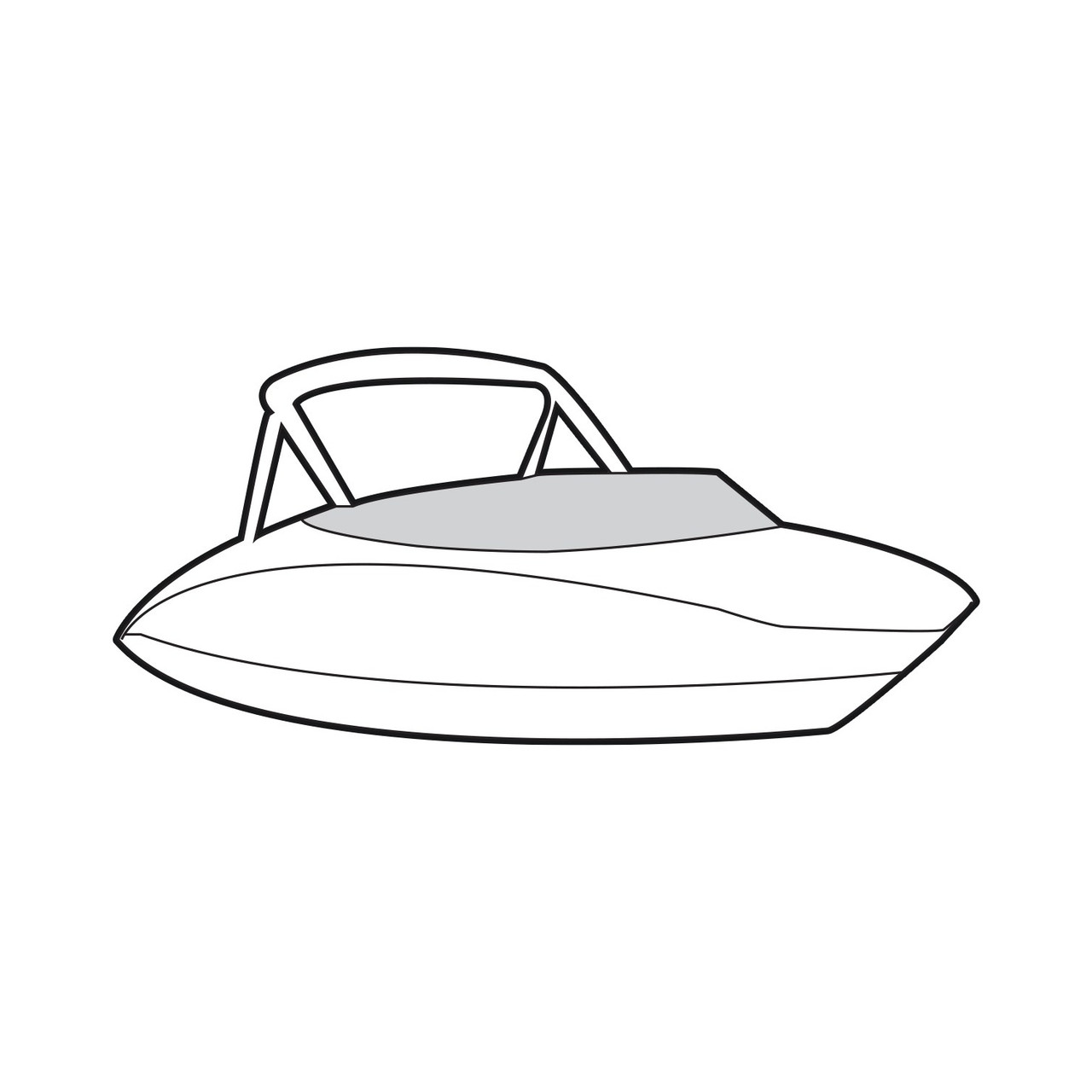 Yamaha New OEM, Cockpit Cover 24 FT, MAR-242CC-TP-15