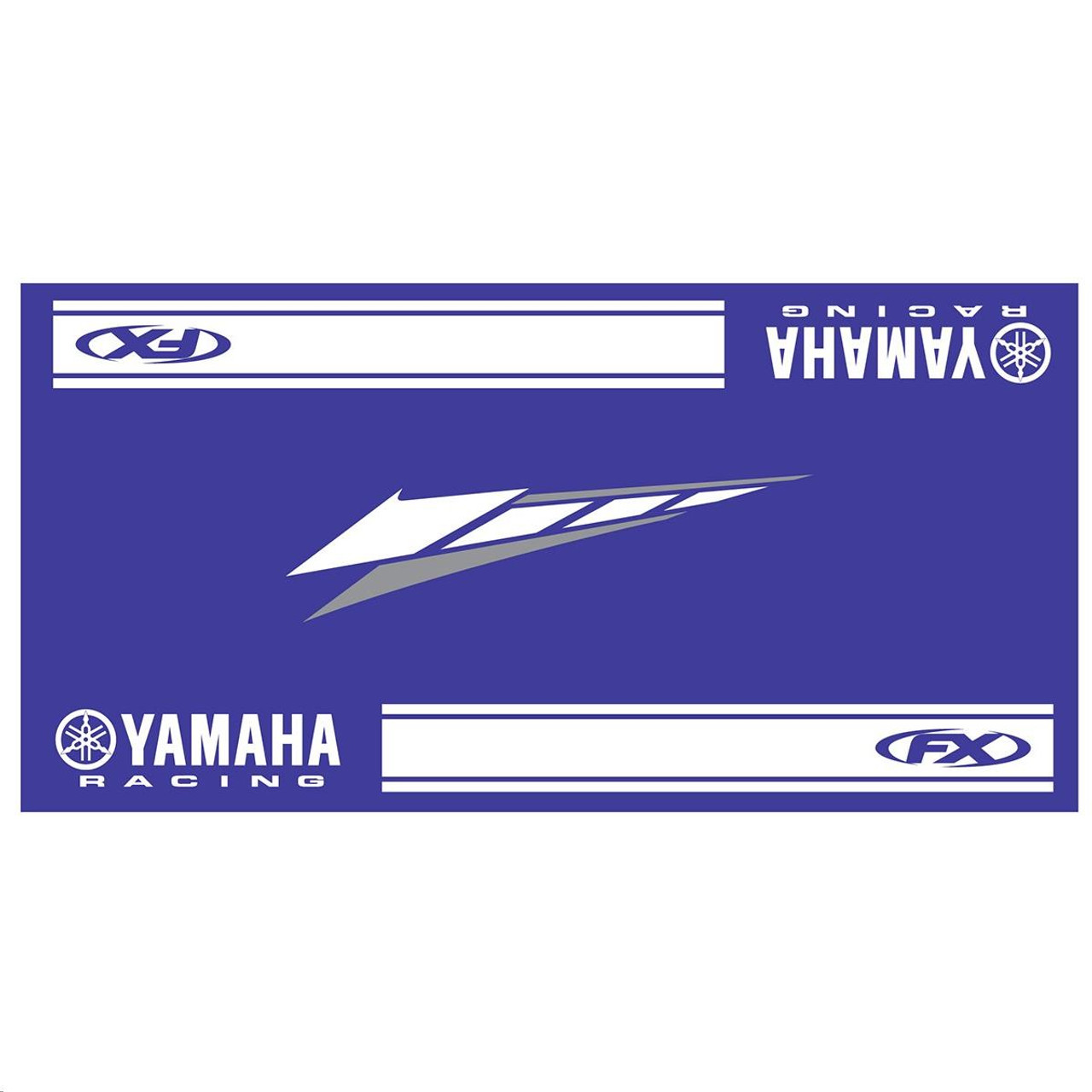 Yamaha New OEM Mat-Yamaha Racing Door 4X2 Bl, VFE-20MAT-DR-BL