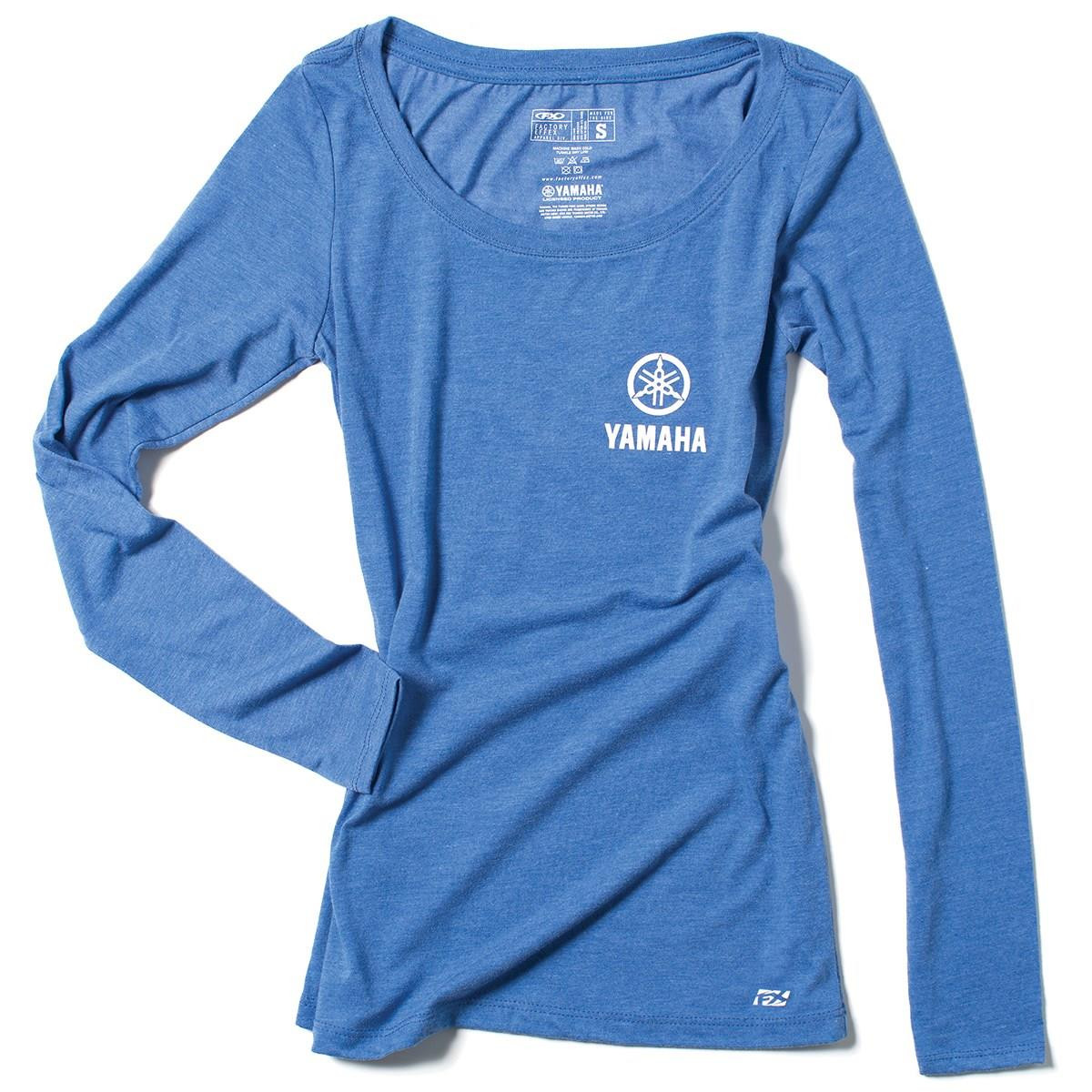 Yamaha OEM Tee-L/S Wmns Factoryeffex Bl, VFE-17LTF-BL-XL
