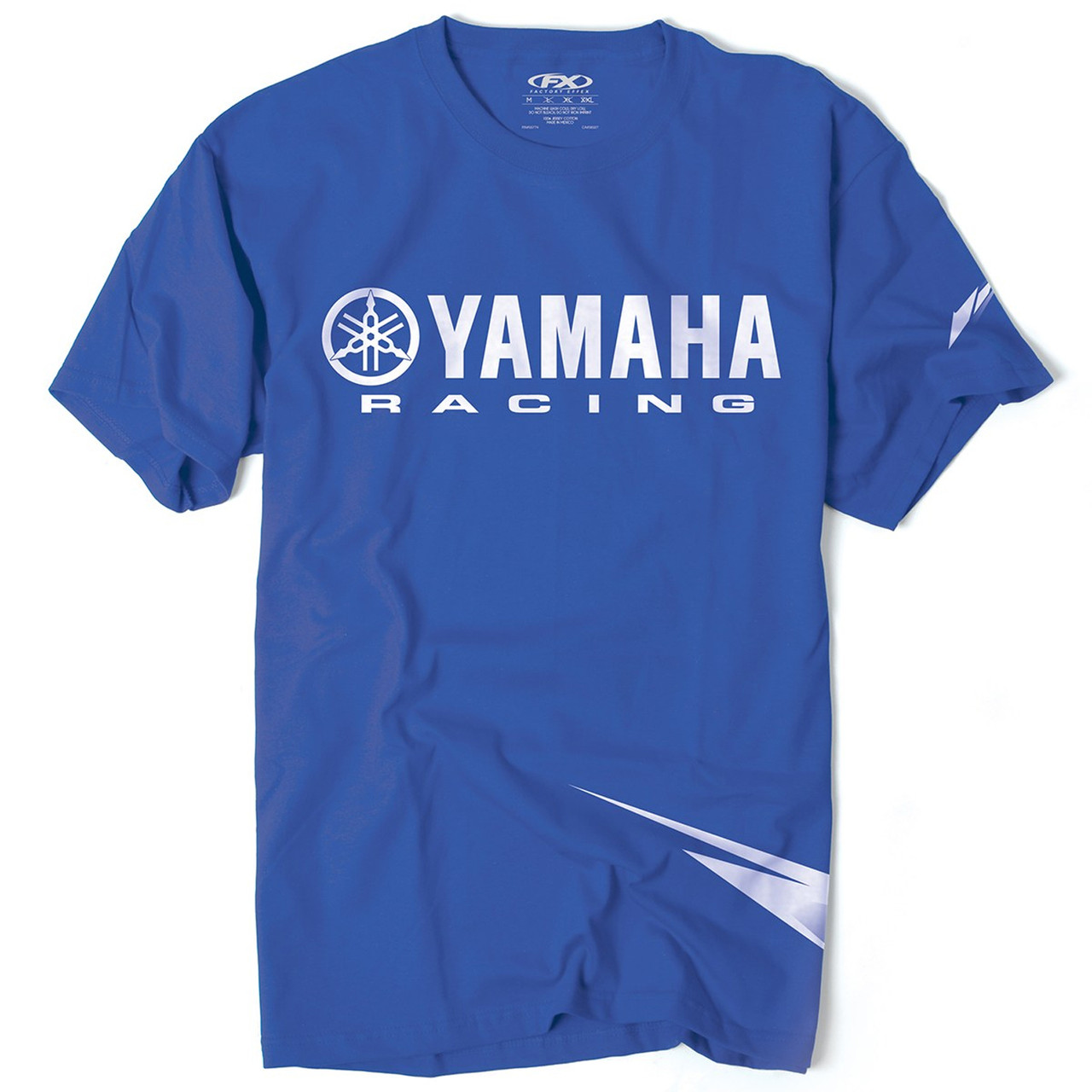 Yamaha New OEM, Factory Effex Short Sleeve Racing Strobe Tee, VFE-17SSB-BL-MD