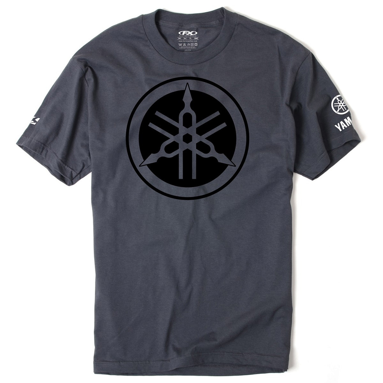 Yamaha New OEM Factory Effex Men's Tuning Fork Short Sleeve Tee, VFE-17STU-BK-LG