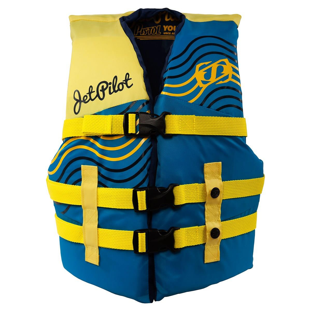 Yamaha OEM Pfd-Jp Pistol Nylon Yl Youth, WJP-19242-YL-YT