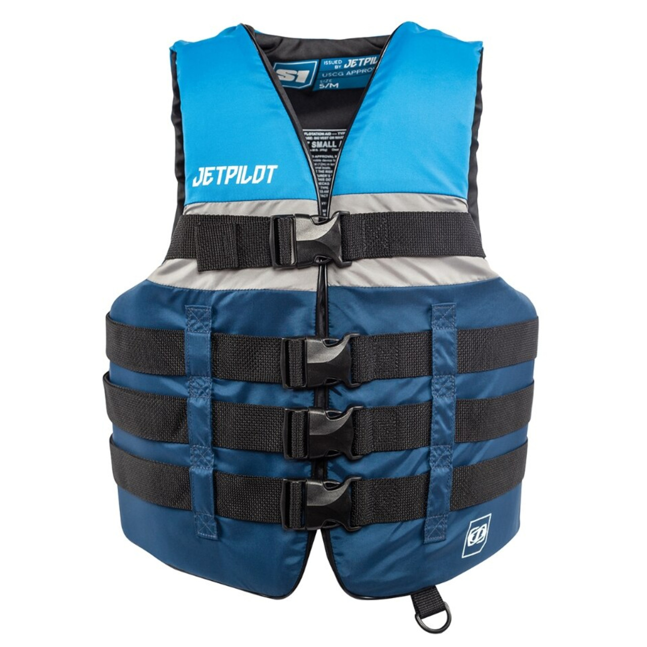Yamaha New OEM JetPilot® S1 20215 Nylon 4-Buckle PFD, Sm/Med, WJP-20215-BL-SD