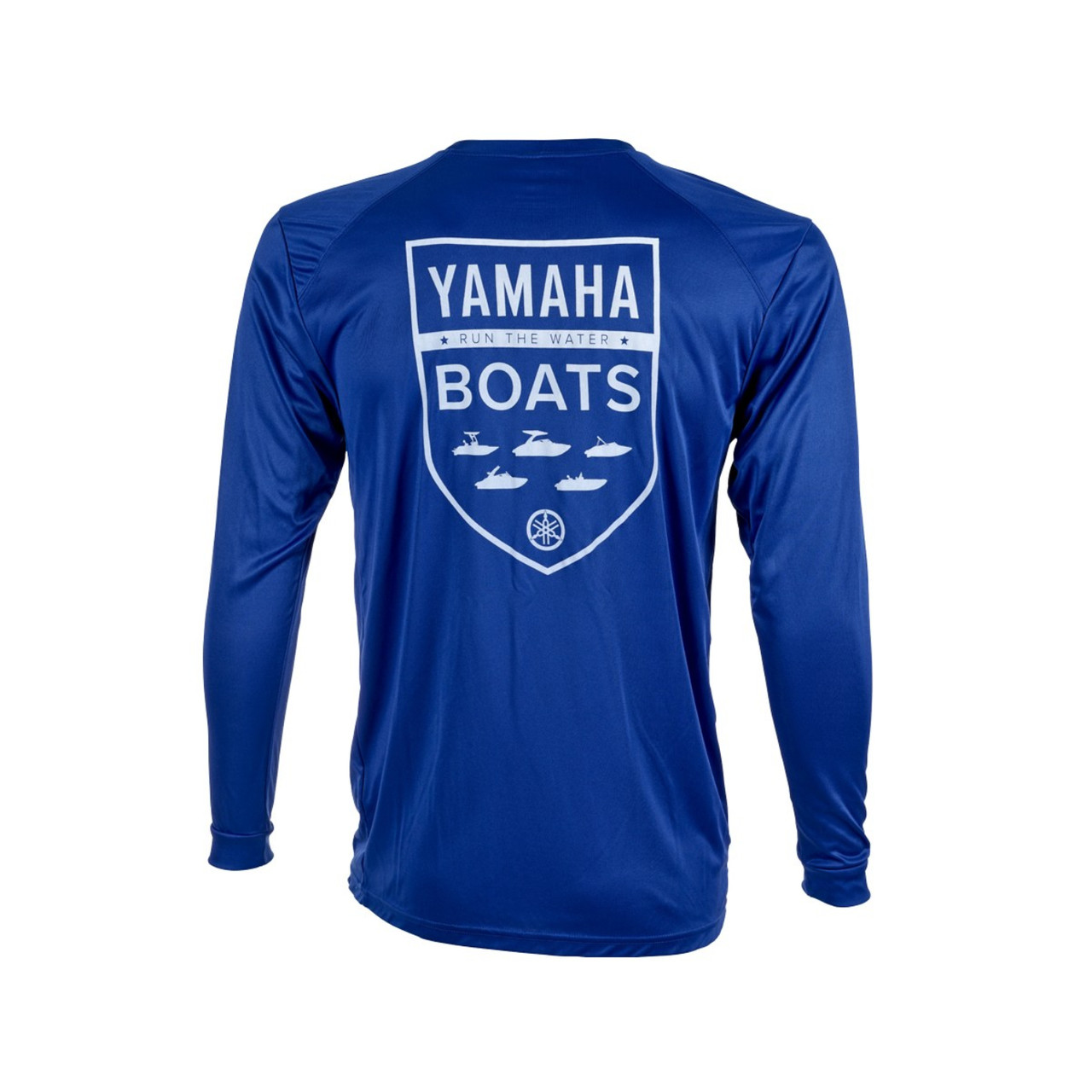 Yamaha Men's Large Run the Water Boats Tee, WTC-20LYB-BL-LG