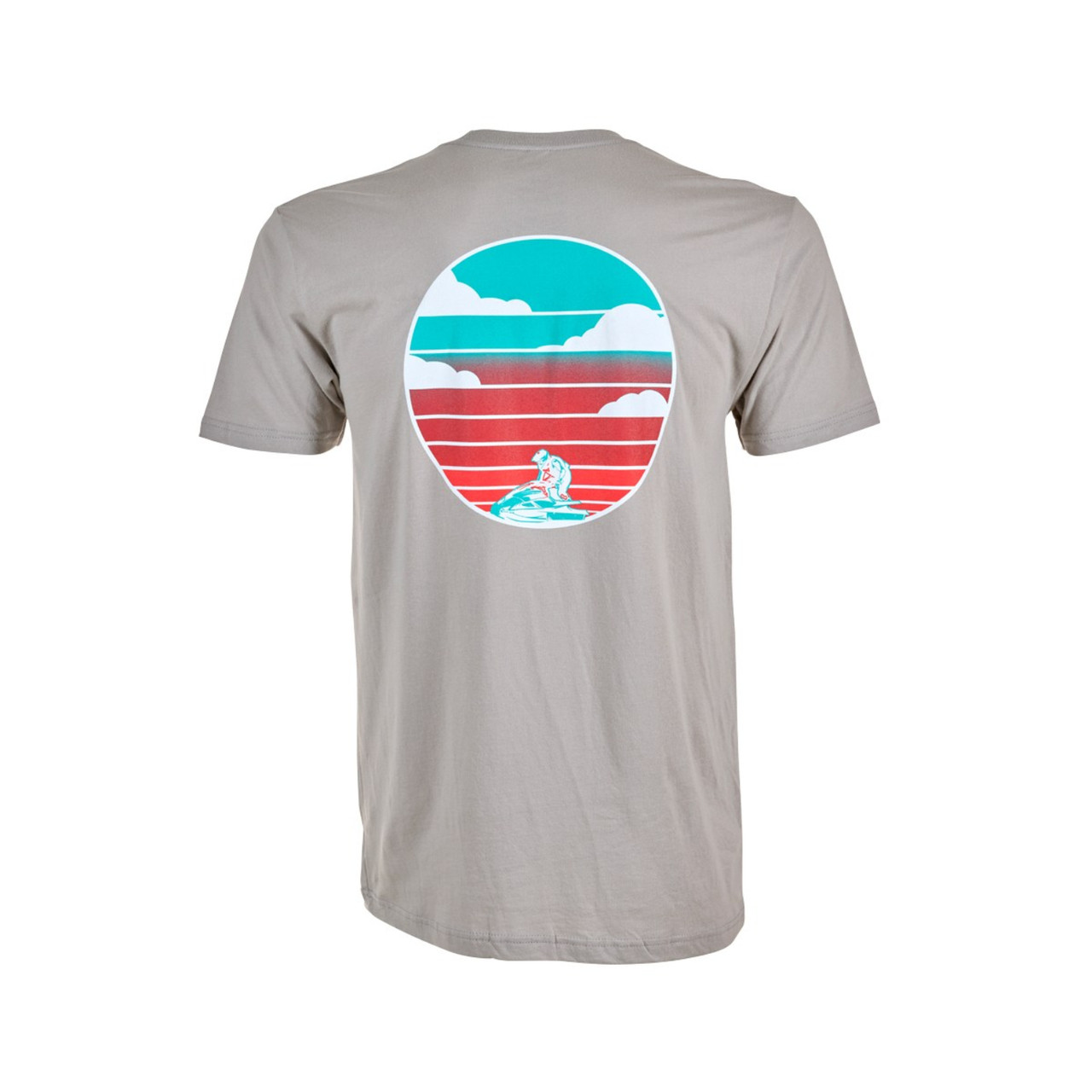 Yamaha WaveRunner Cloud Rider Short-Sleeve Tee 3X-Large, WTC-20TSS-GY-3X
