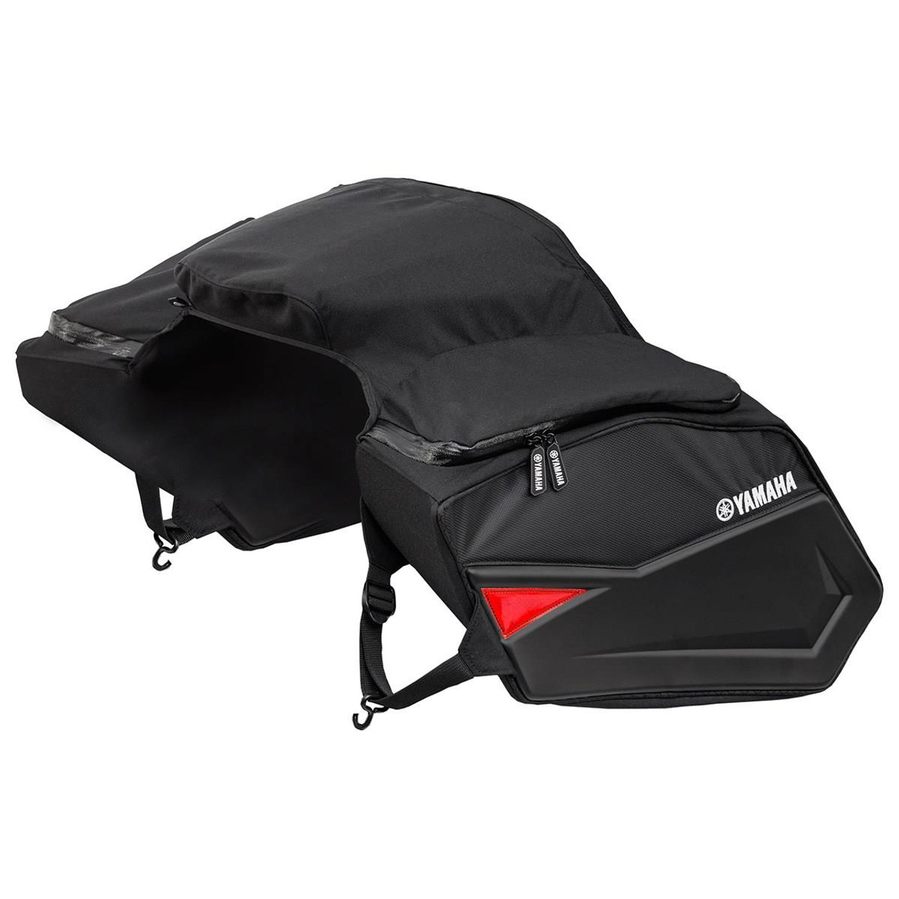 Yamaha New OEM Srv/Srs Saddlebags - Black/Car, SMA-8LR73-00-BK