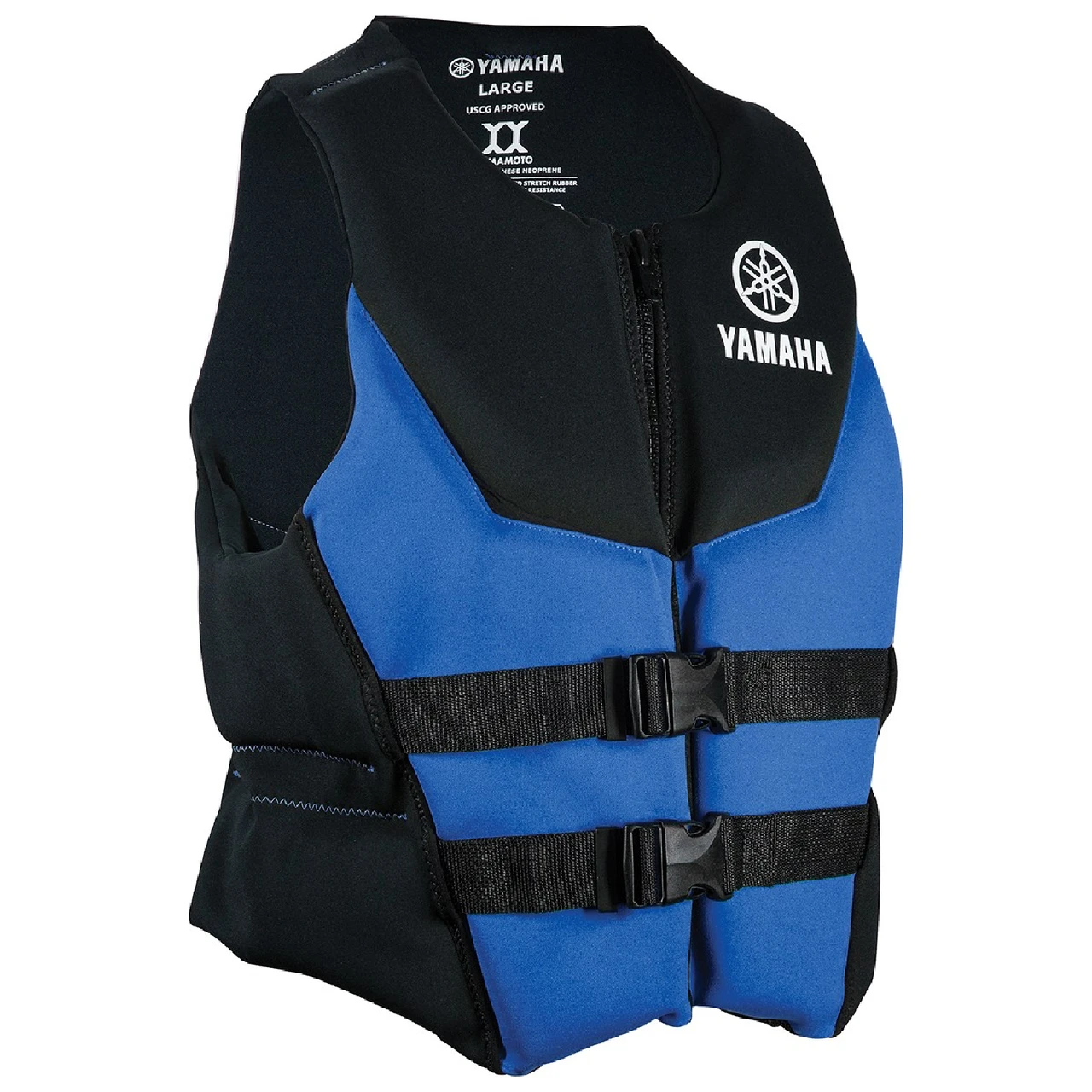Yamaha New OEM Men's 15VNE Neoprene 2-Buckle PFD, MAR-15VNE-BL-SM
