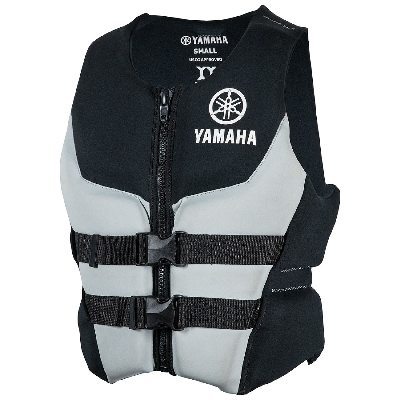 Yamaha New OEM Men's 15VNE Neoprene 2-Buckle PFD, MAR-15VNE-GY-SM