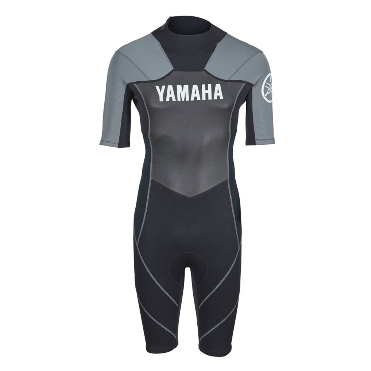 Yamaha New OEM Men's 19NTS Neoprene Shorty Wetsuit, X-Large, MAR-19NST-BK-XL