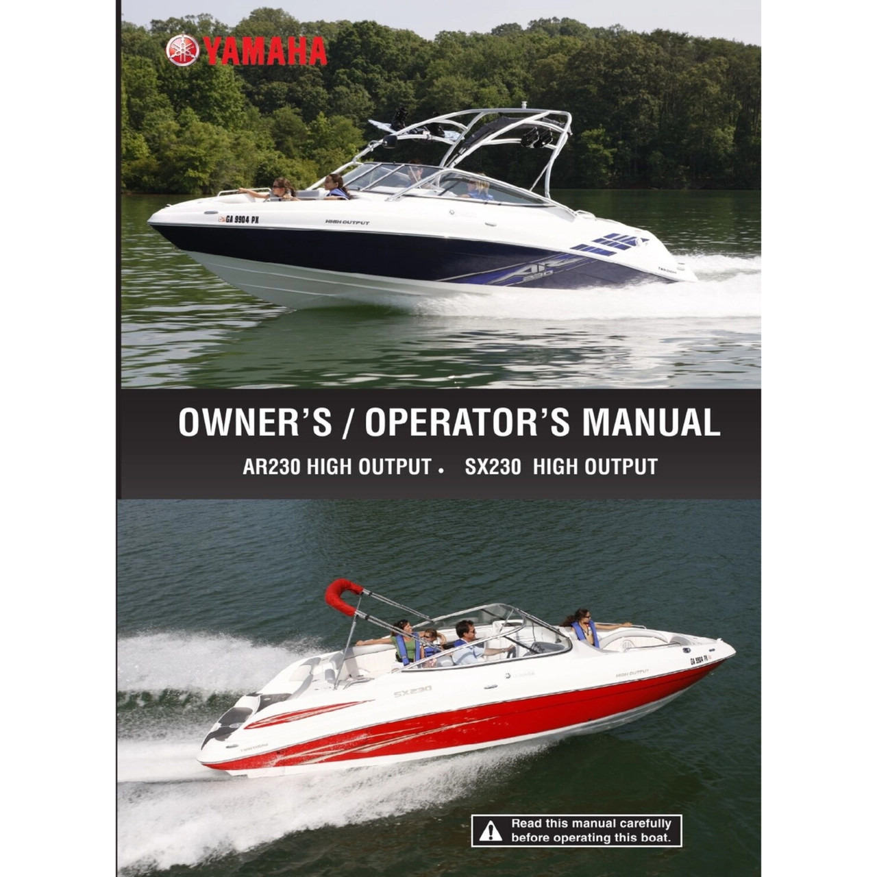 Yamaha New OEM 2009 AR/SX230 HO Owners Manual, LIT-18626-08-20
