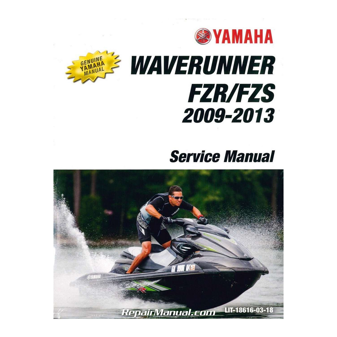 Yamaha New OEM 09 Gx1800h/Ah Service Manual, LIT-18616-03-18