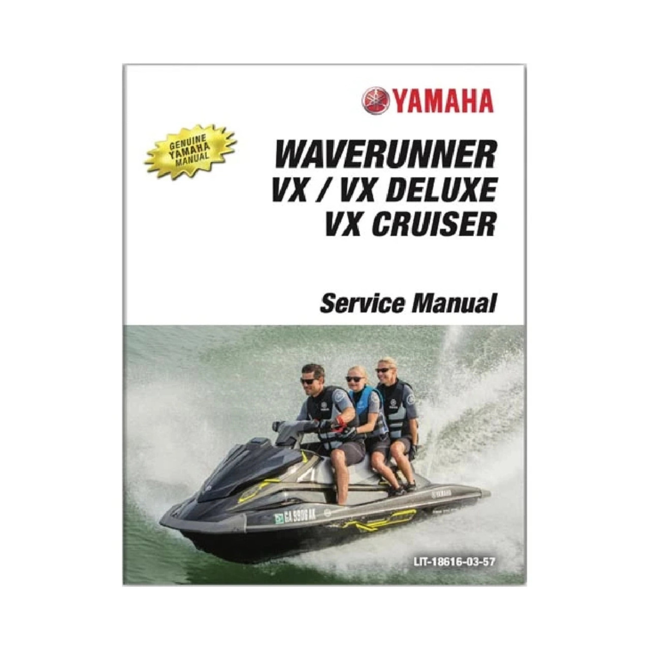 Yamaha New OEM 2015 WaveRunner VX Cruiser/Deluxe Service Manual, LIT-18616-03-57