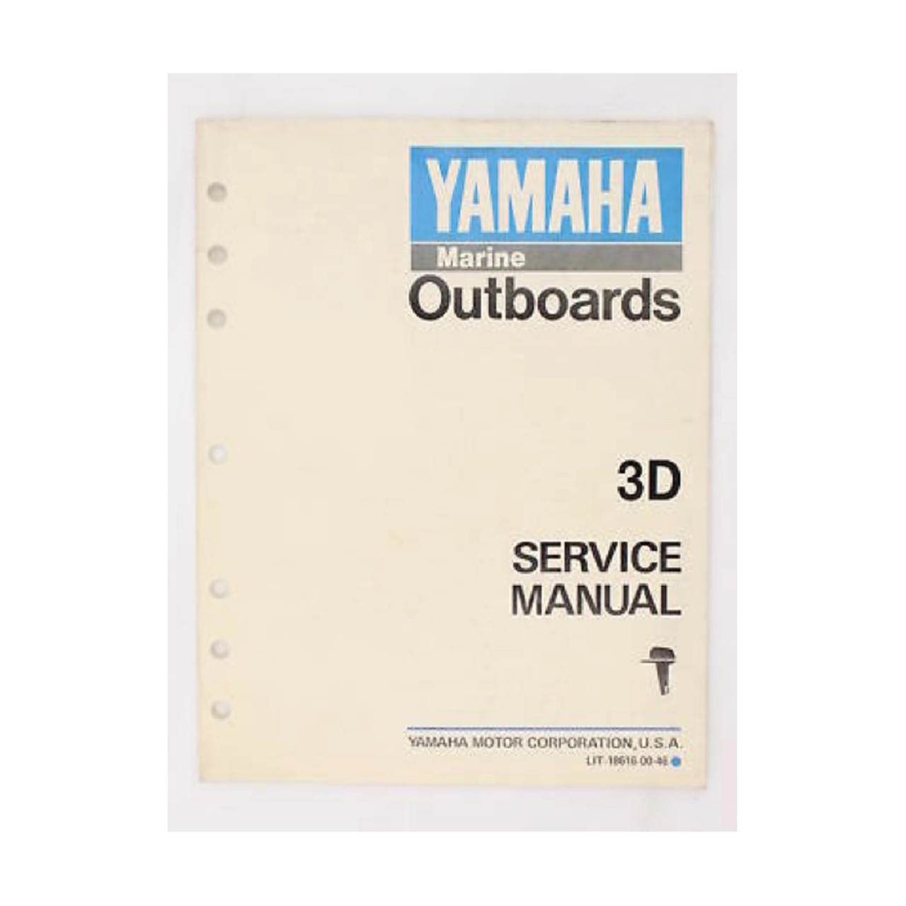 Yamaha New OEM 3D Outboards Service Manual, LIT-18616-00-46