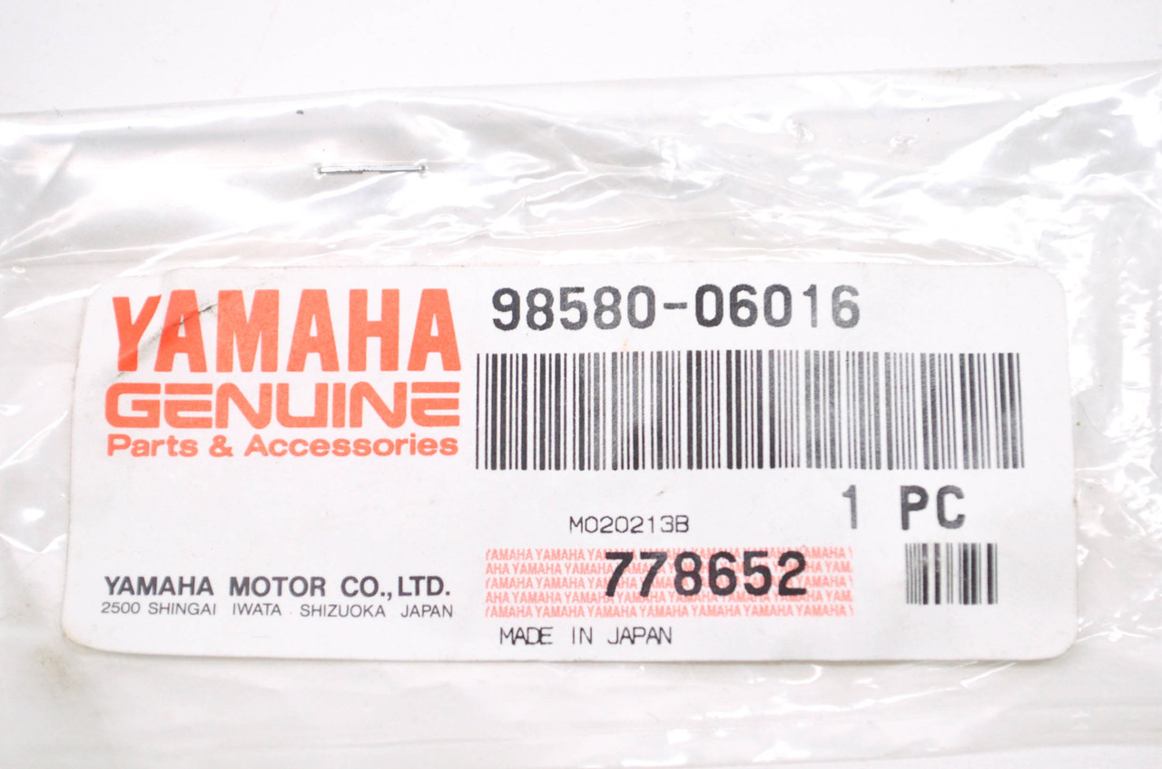 Yamaha New OEM SCREW,PAN HEAD 98580-06016-00