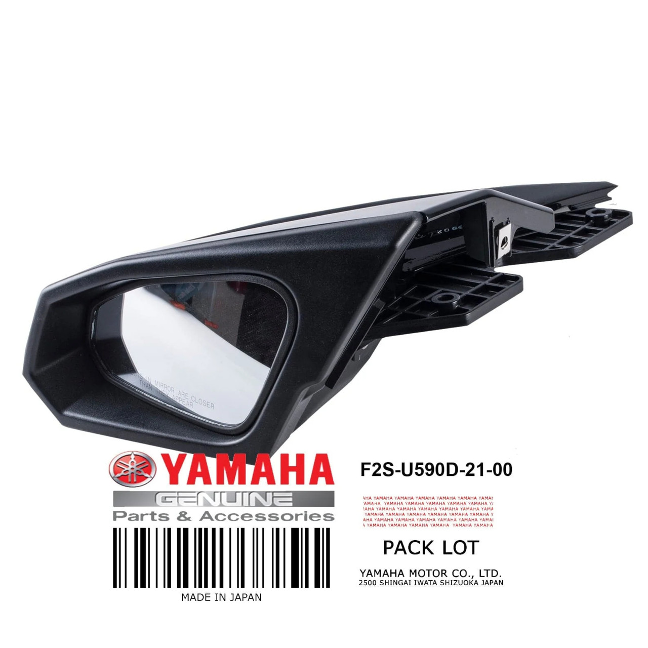 Yamaha New OEM Waverunner Mirror Assembly, F2S-U590D-21-00