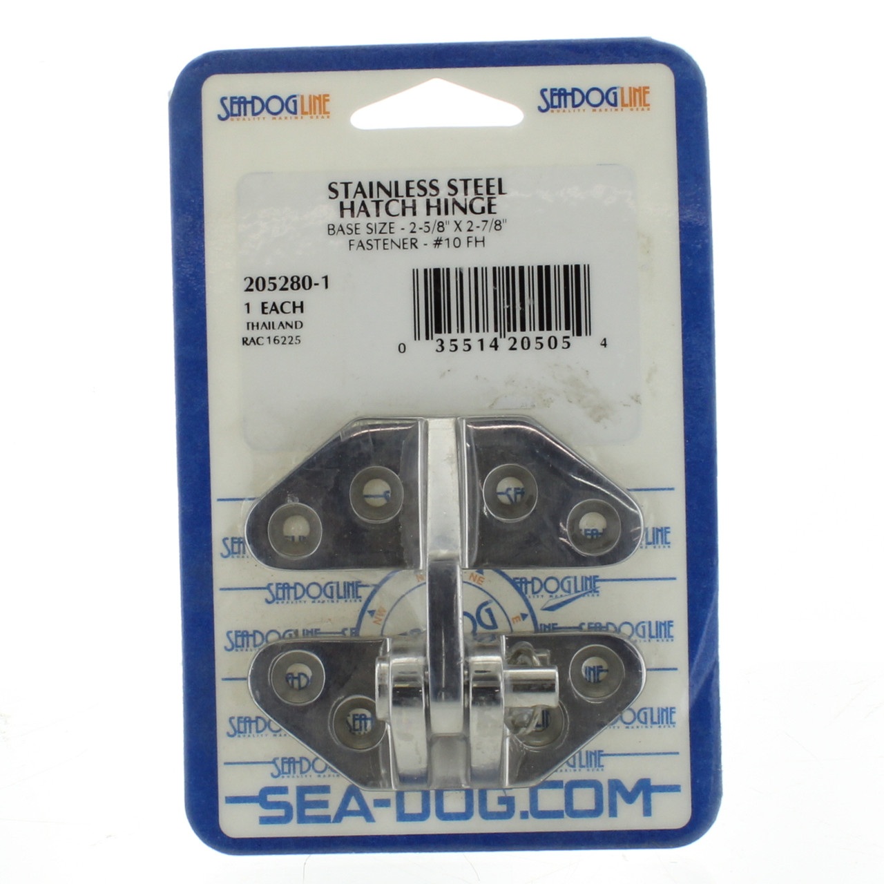 Sea-Dog New Marine Boat Stainless Steel Hatch Hinge w/ Removable Pin 2052801