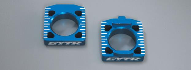 Yamaha OEM Billet  Axle Blocks - Blue, 33D-F53M0-V0-00