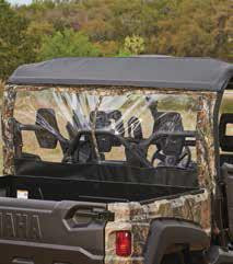 Yamaha OEM Rear Window - Black-Viking, 2PG-K750A-V0-00