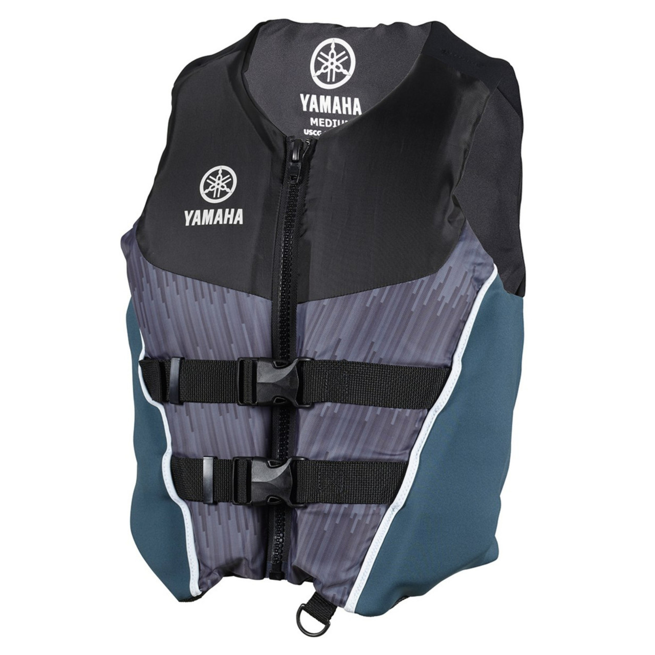 Yamaha New OEM Adult 19NNC Neoprene/Nylon Combo PFD, Medium, MAR-19NNC-BK-MD