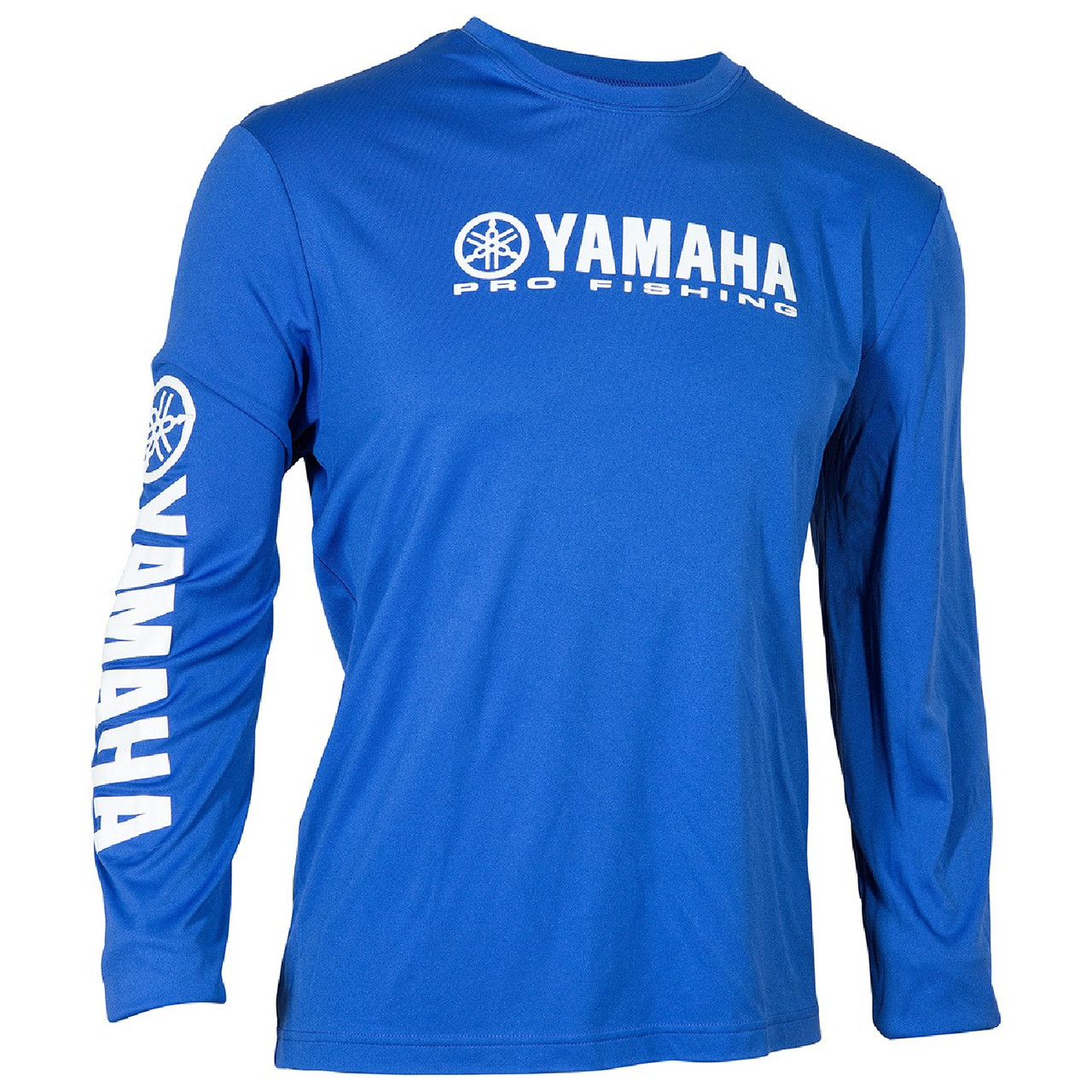 Yamaha Men's Extra Large Long-Sleeve Pro Fishing Tee, CRP-14SLS-BL-XL