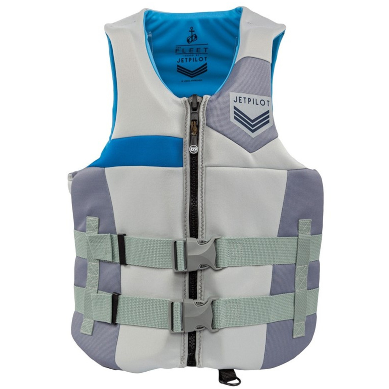 Yamaha OEM, Medium/Large Jetpilot Fleet Neoprene 2-Buckle PFD, WJP-21238-SV-ML