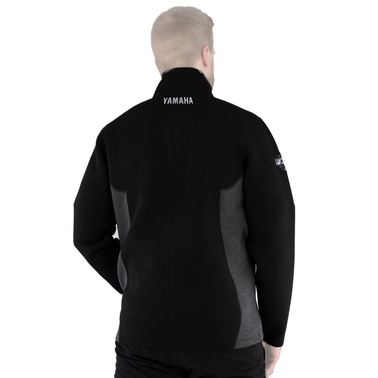 Yamaha New OEM, Men's Black Long Sleeve Altitude Zip Up Jacket, 211-13814-04-10