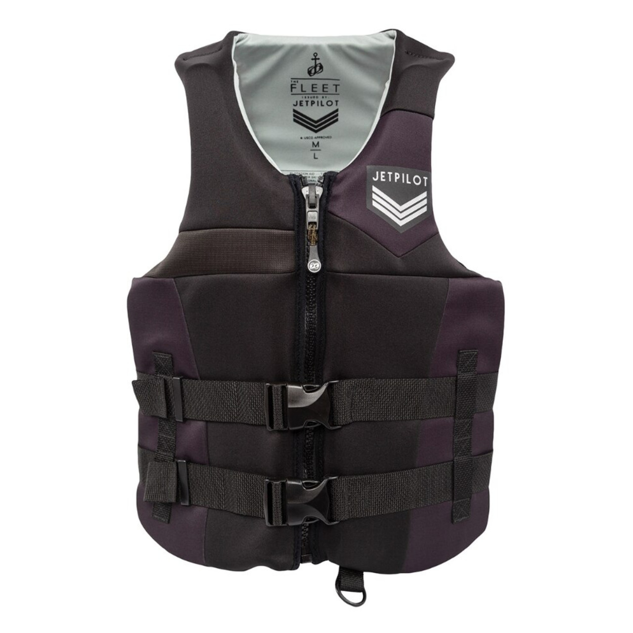 Yamaha New OEM Men's JetPilot Fleet 2-Buckle PFD, M/L, WJP-21238-BK-ML