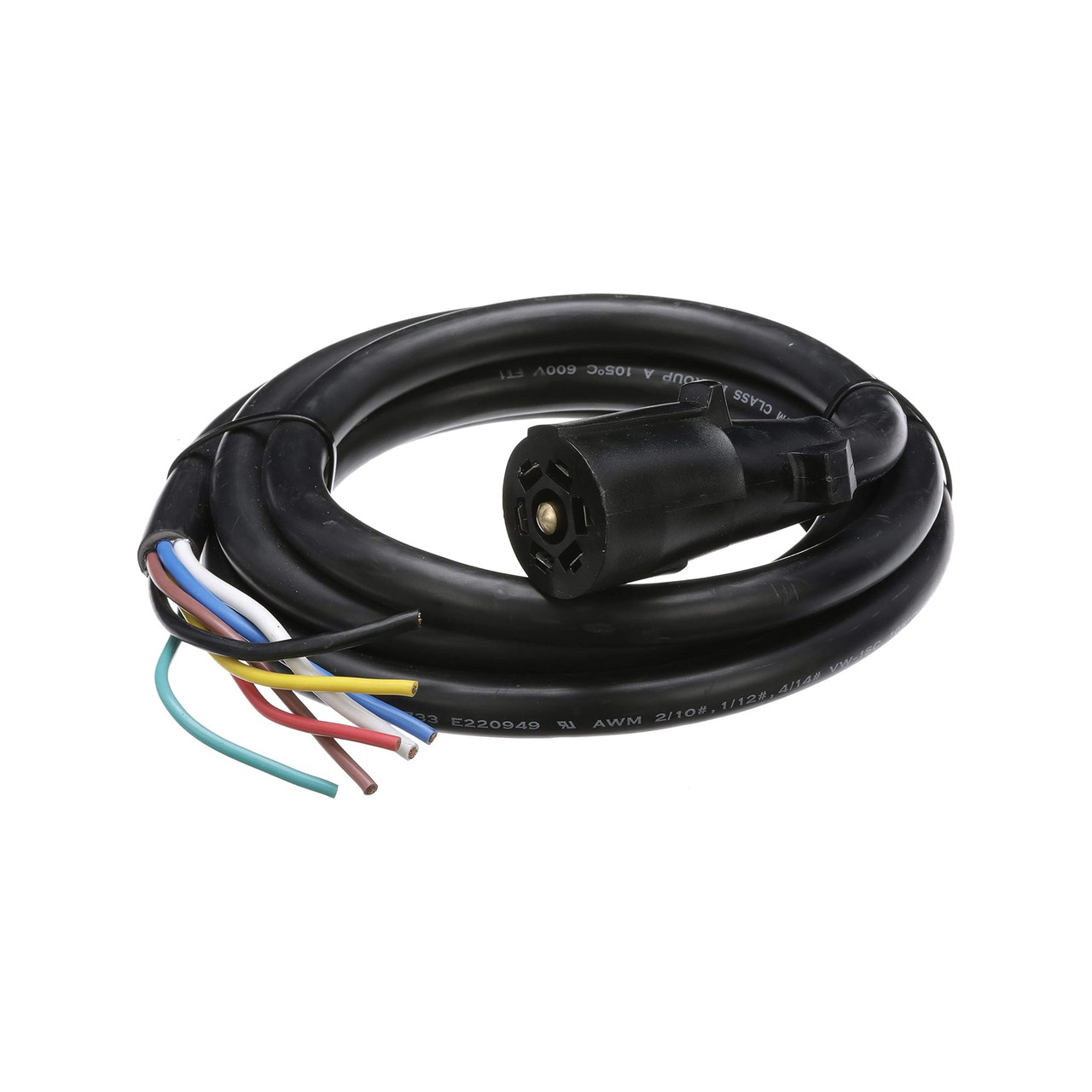 Seachoice New Trailer Molded Connector 7 Way 8 Ft., 50-58111