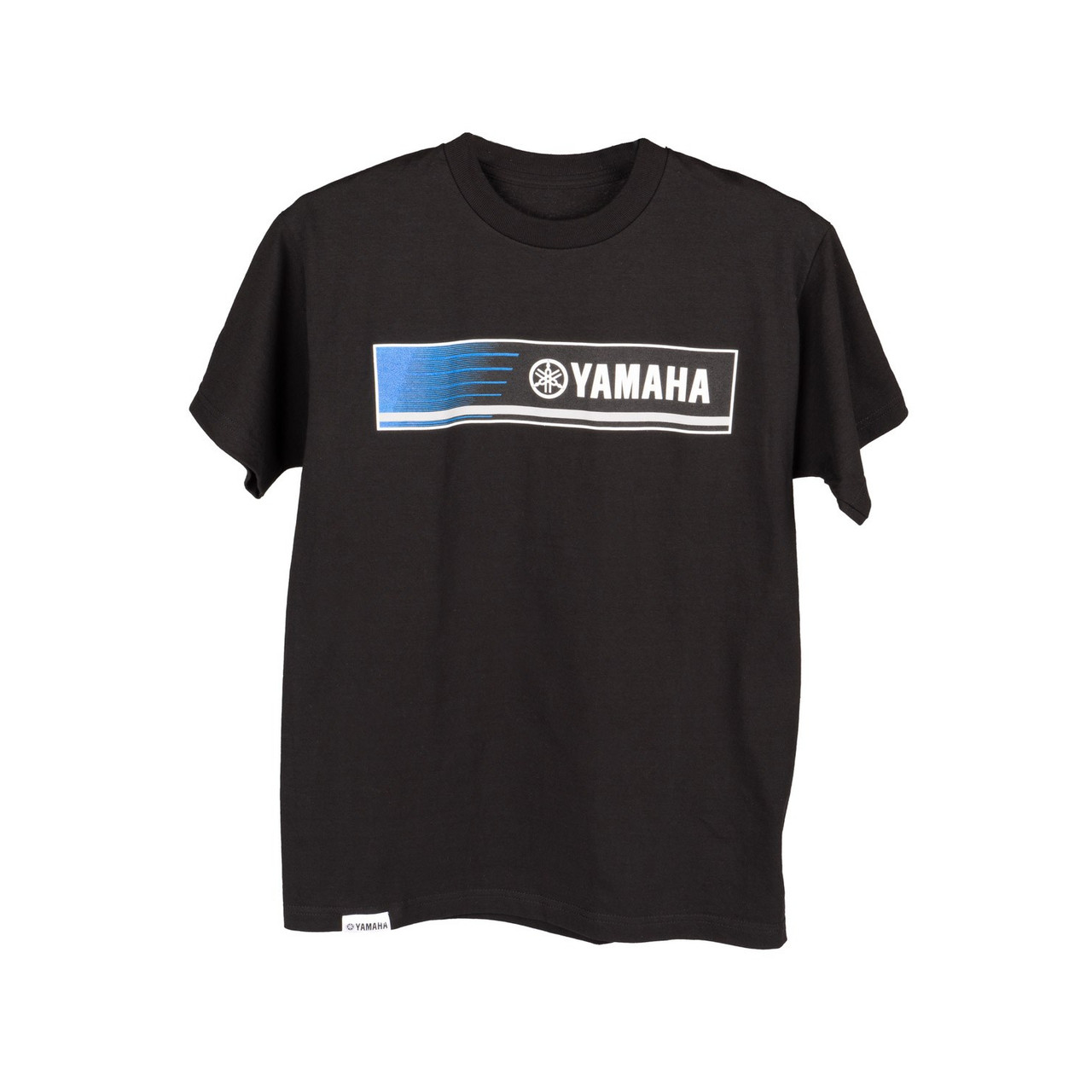 Yamaha New OEM, Blue Revs Short Sleeve Tee- Men's, CRP-20TBR-BK-LG