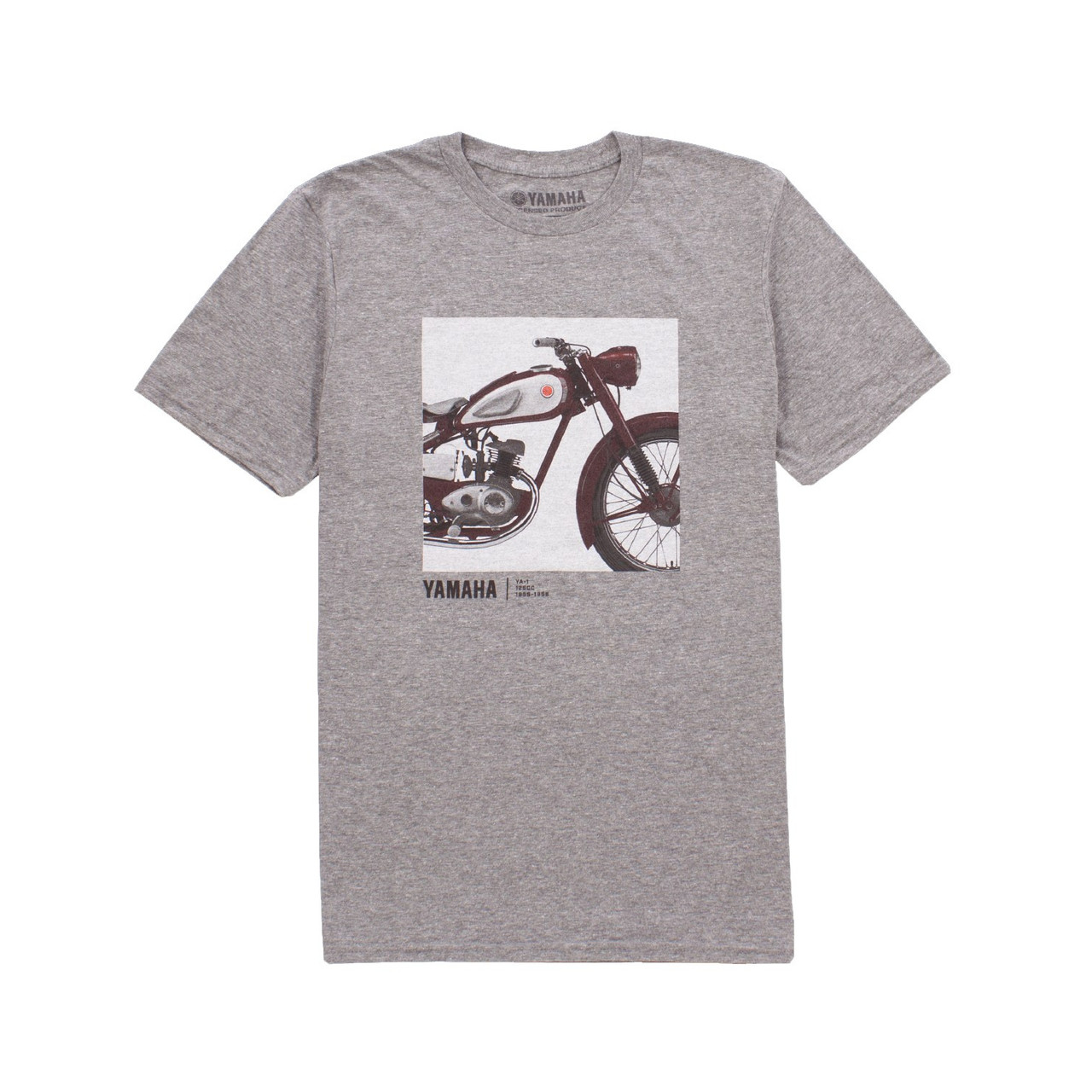 Yamaha New OEM, Heritage YA-1 Spec Tee- Men's, VDF-20THG-GY-LG