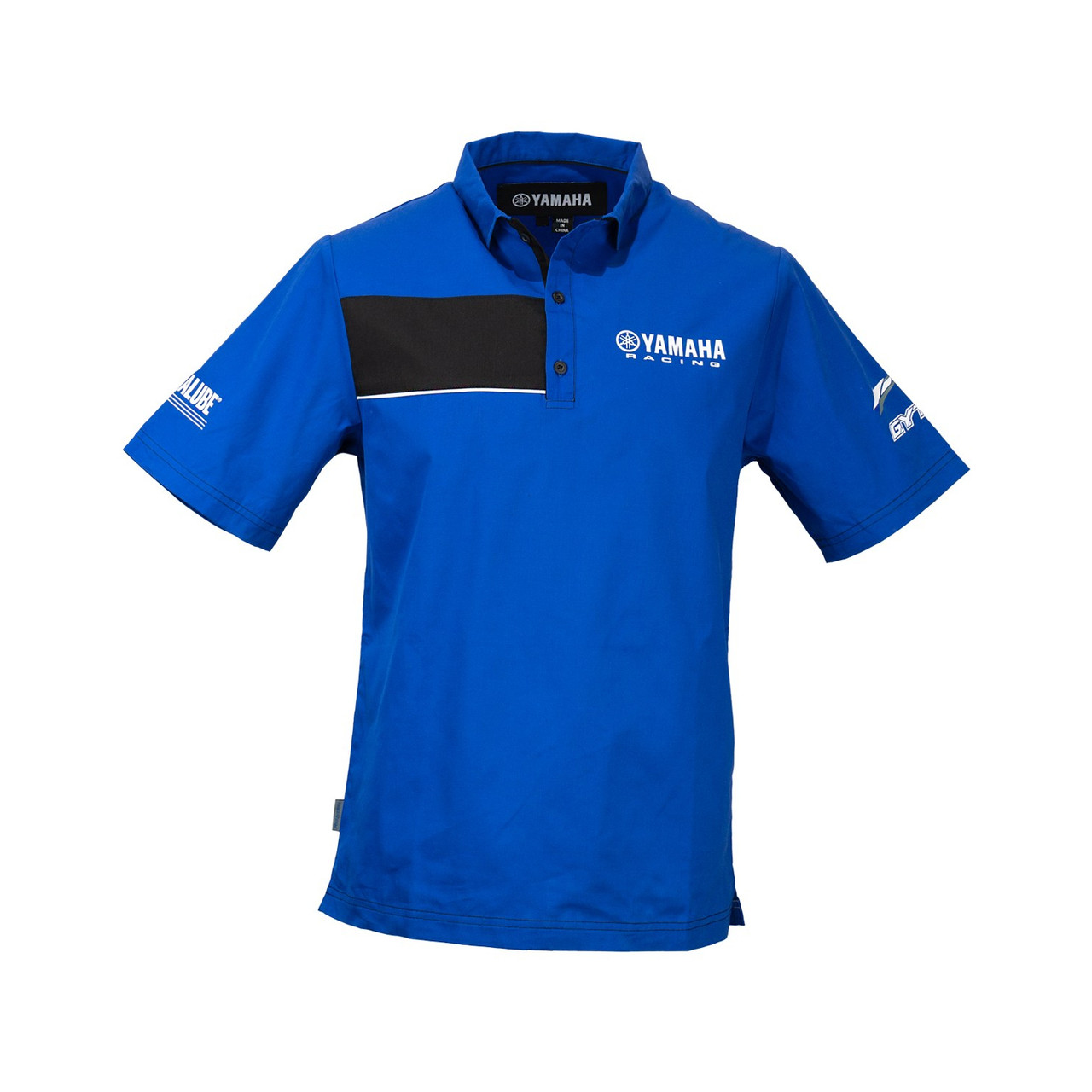 Yamaha New OEM, Paddock Blue Pulse Pit Shirt- Men's, CRP-20PIT-BL-SM
