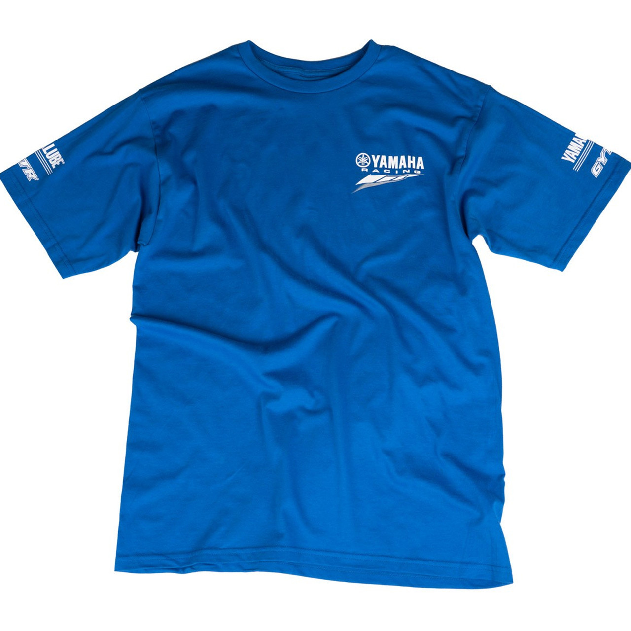 Yamaha New OEM Branded Men's Cotton Blue Short Sleeve Racing Tee CRP-20TYR-BL-2X