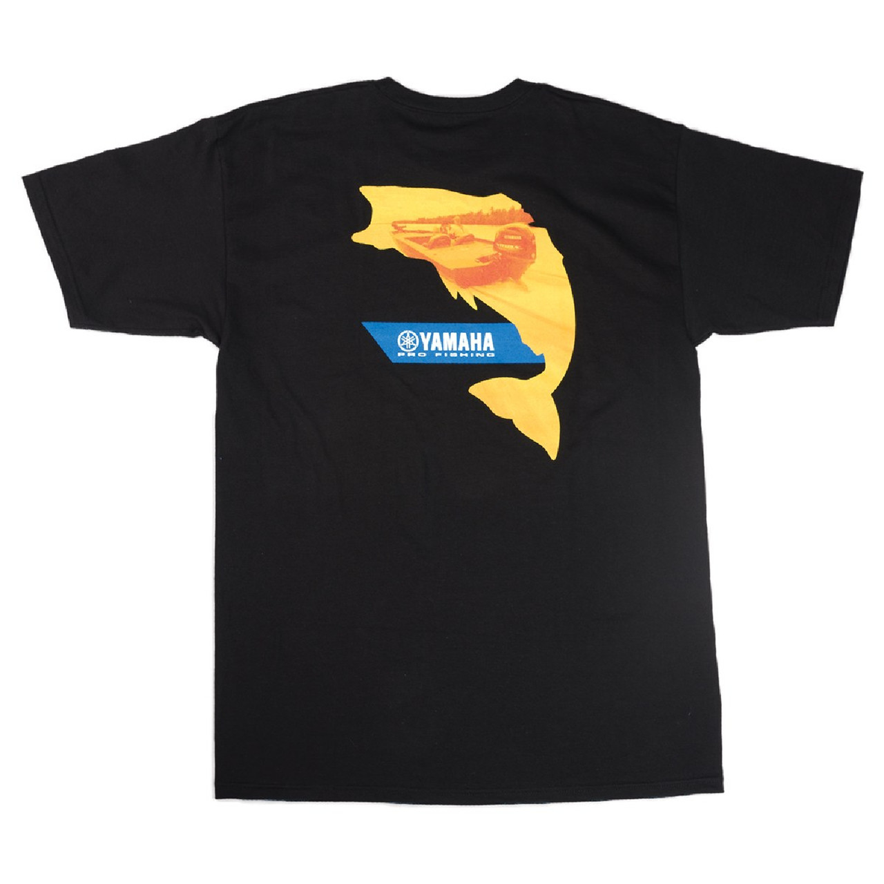 Yamaha New OEM Men's Pro Fising VMAX Tee, CRP-18TVM-BK-MD