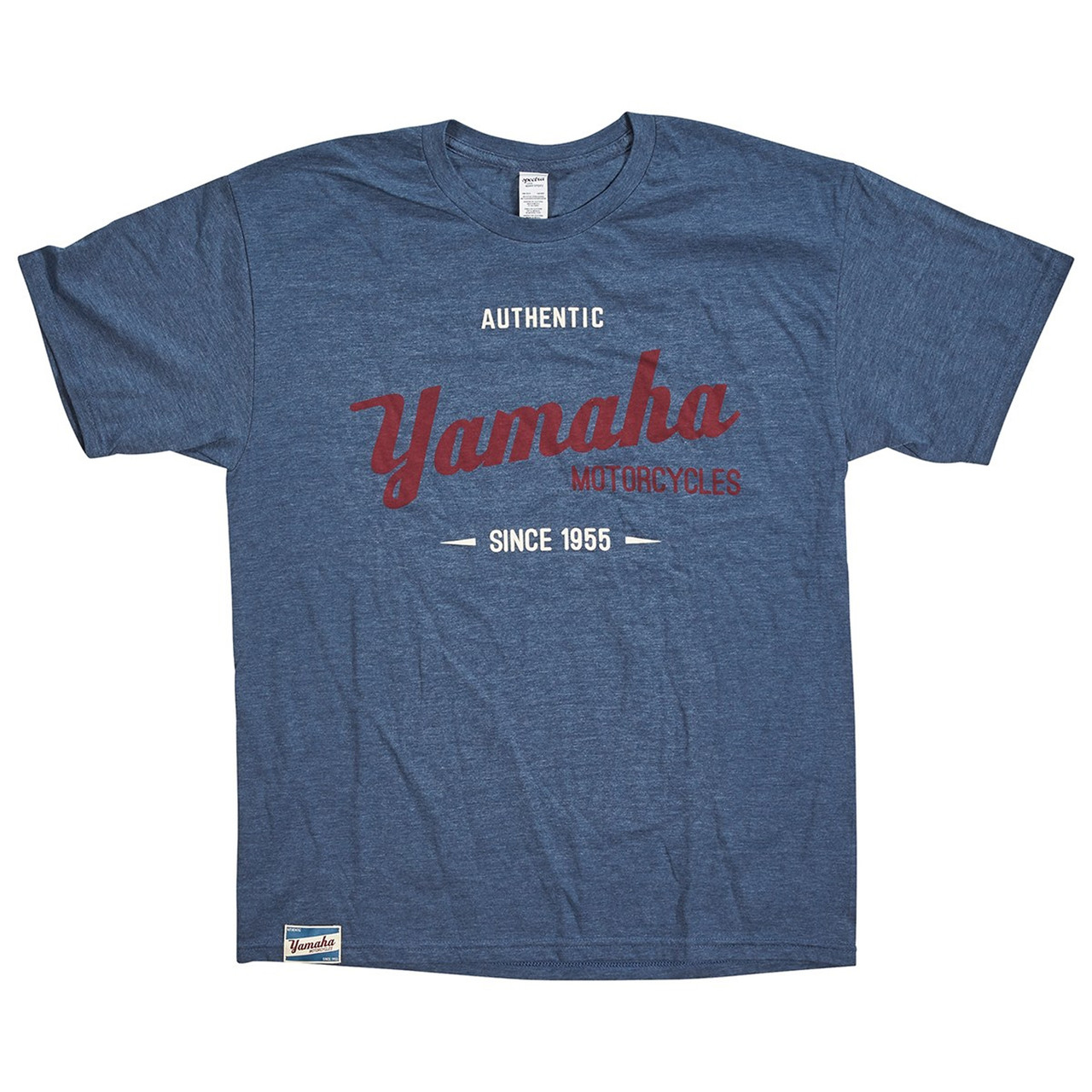 Yamaha New OEM, Men's Open Roads Authentic Short Sleeve Tee, CRP-17TOP-BL-MD