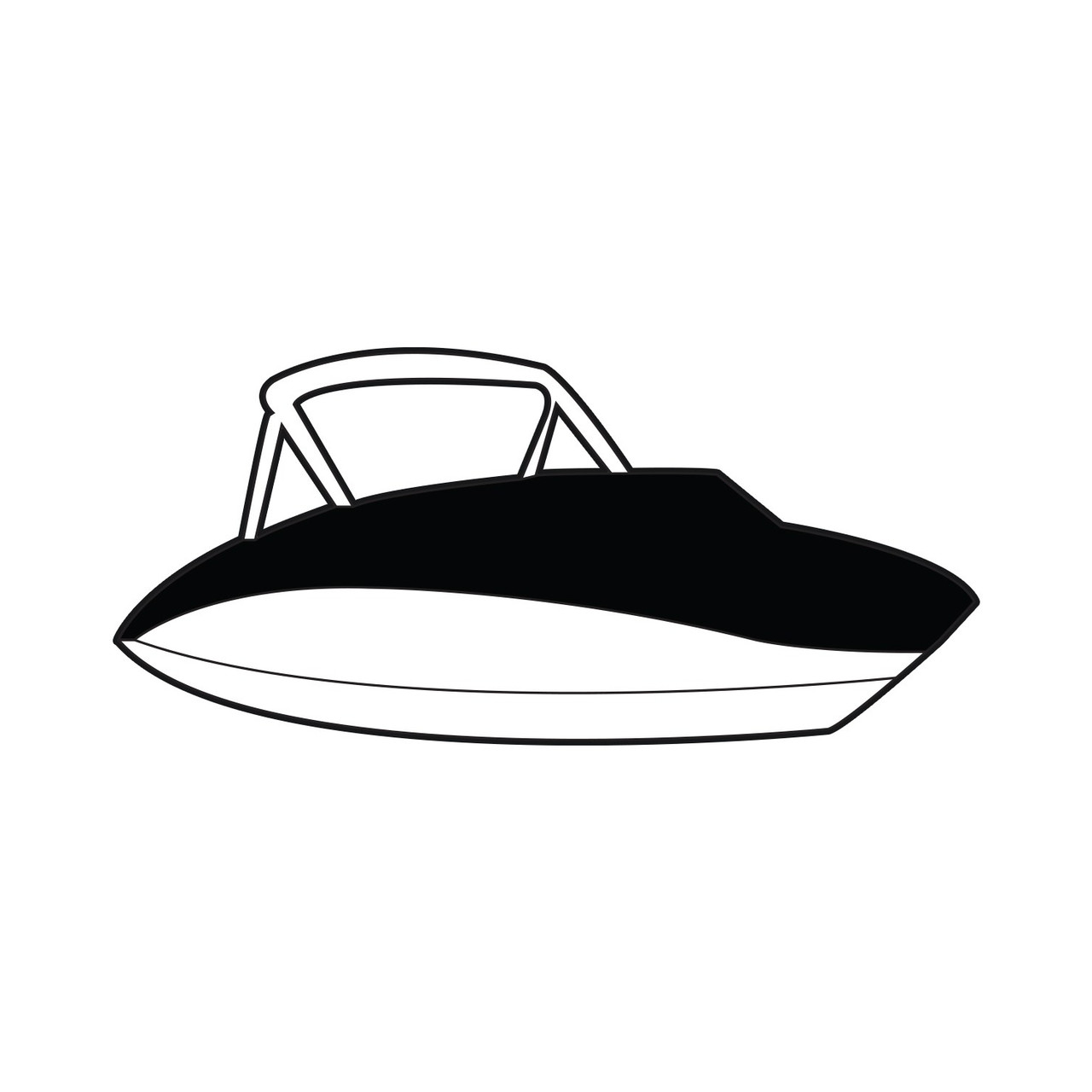 Yamaha New OEM, Deluxe Premium Tower Mooring Cover 27 FT, MAR-275HT-BK-20