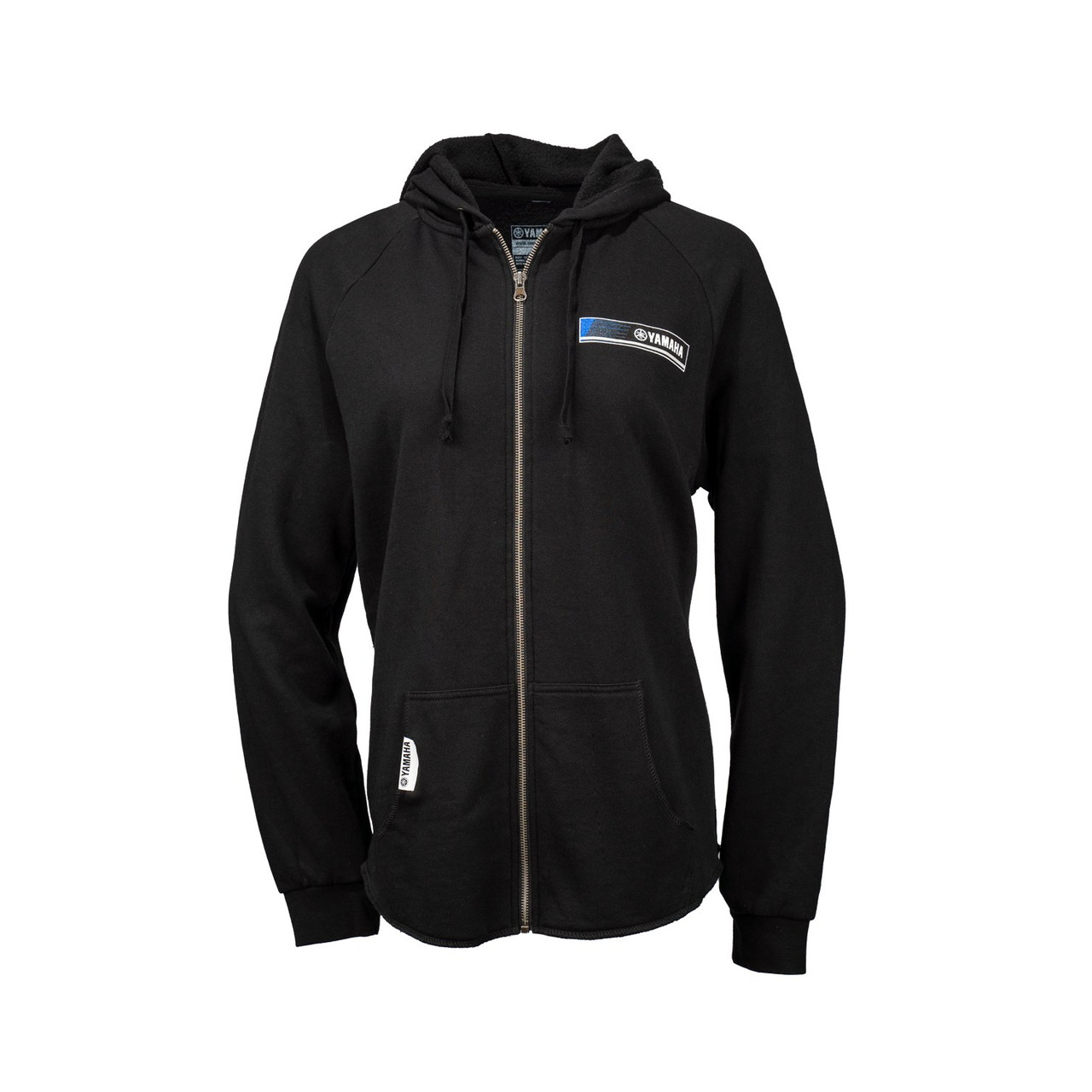 Yamaha New OEM, Blue Revs Hooded Sweatshirt- Ladies, CRW-20FBR-BK-2X