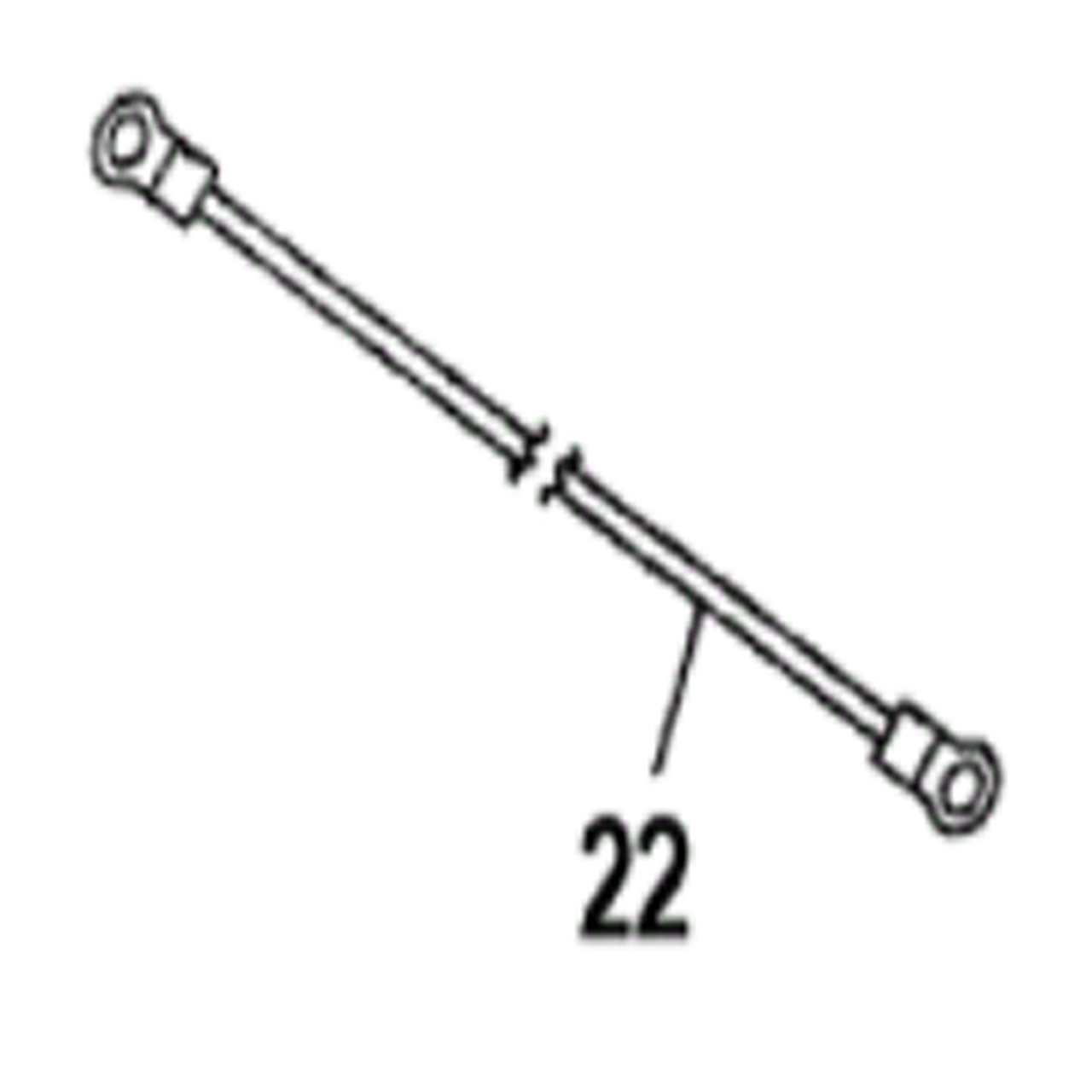 Yamaha New OEM Battery Negative Cable, F2A-U827J-10-00