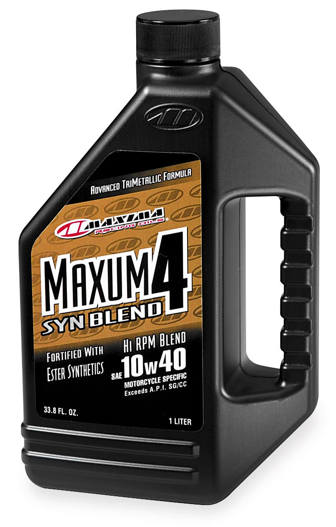 MAXIMA RACING OIL Synblend Semi-Synthetic Oil - 10W40 - 1 L, 34901B