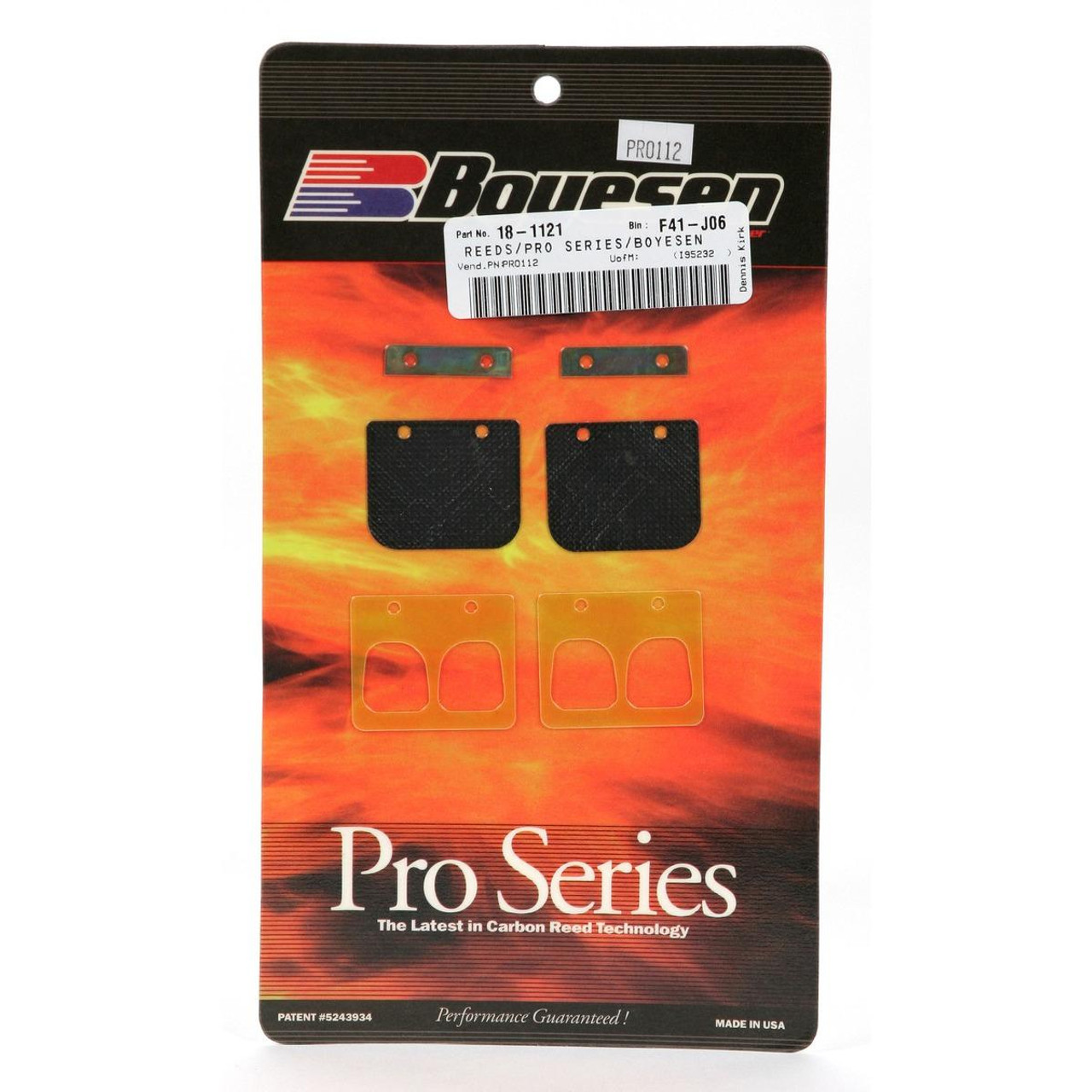 Boyesen New Pro Series Reed - Rm125 '03, PRO-187