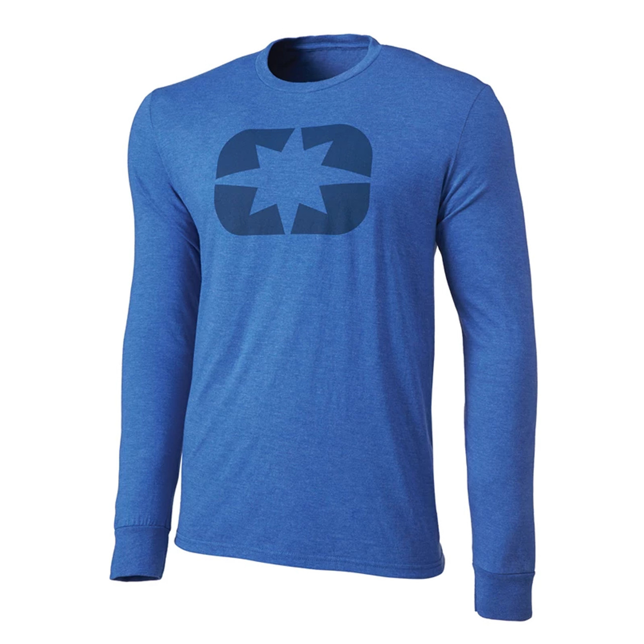 Polaris New OEM Men's X-Large Blue Icon Long Sleeve Shirt, 286158509