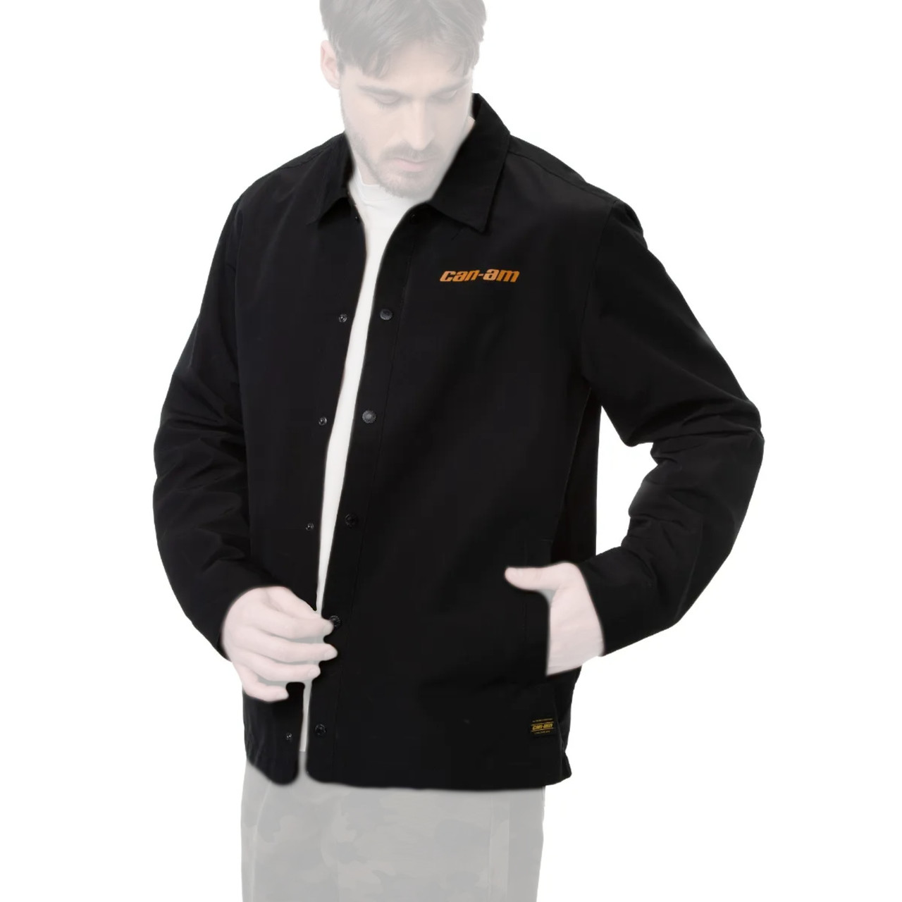 Can-Am New OEM Men's 3X-Large Black Coaches Jacket, 4545471690