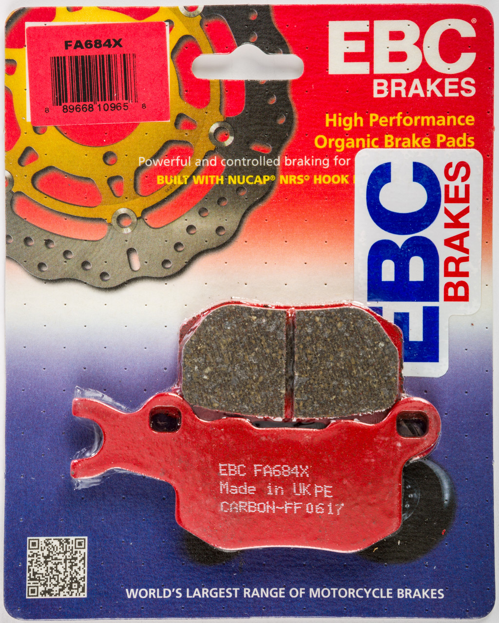Ebc New Standard Brake Pads, 15-684X