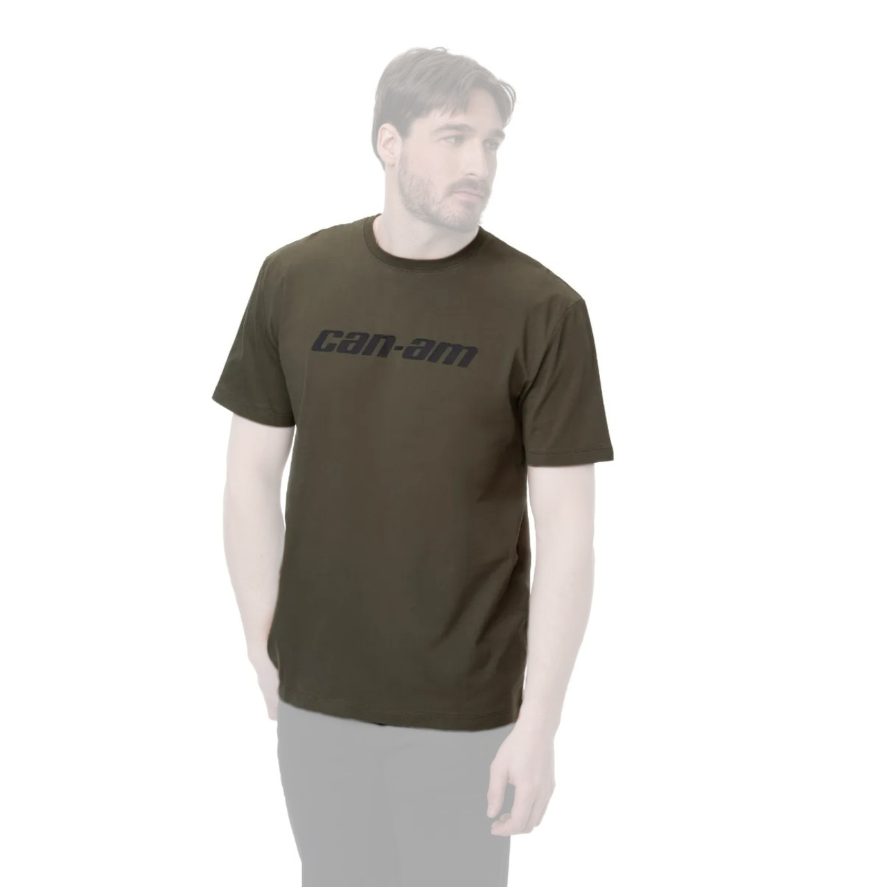 Can-Am New OEM Men's 3X-Large Army Green Signature T-Shirt, 4544301677