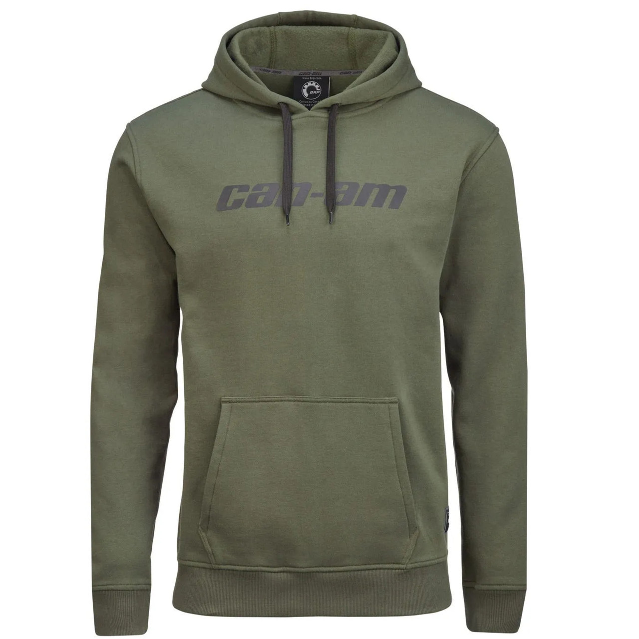 Can-Am New OEM Men's Medium Army Green Signature Pullover Hoodie, 4545160677